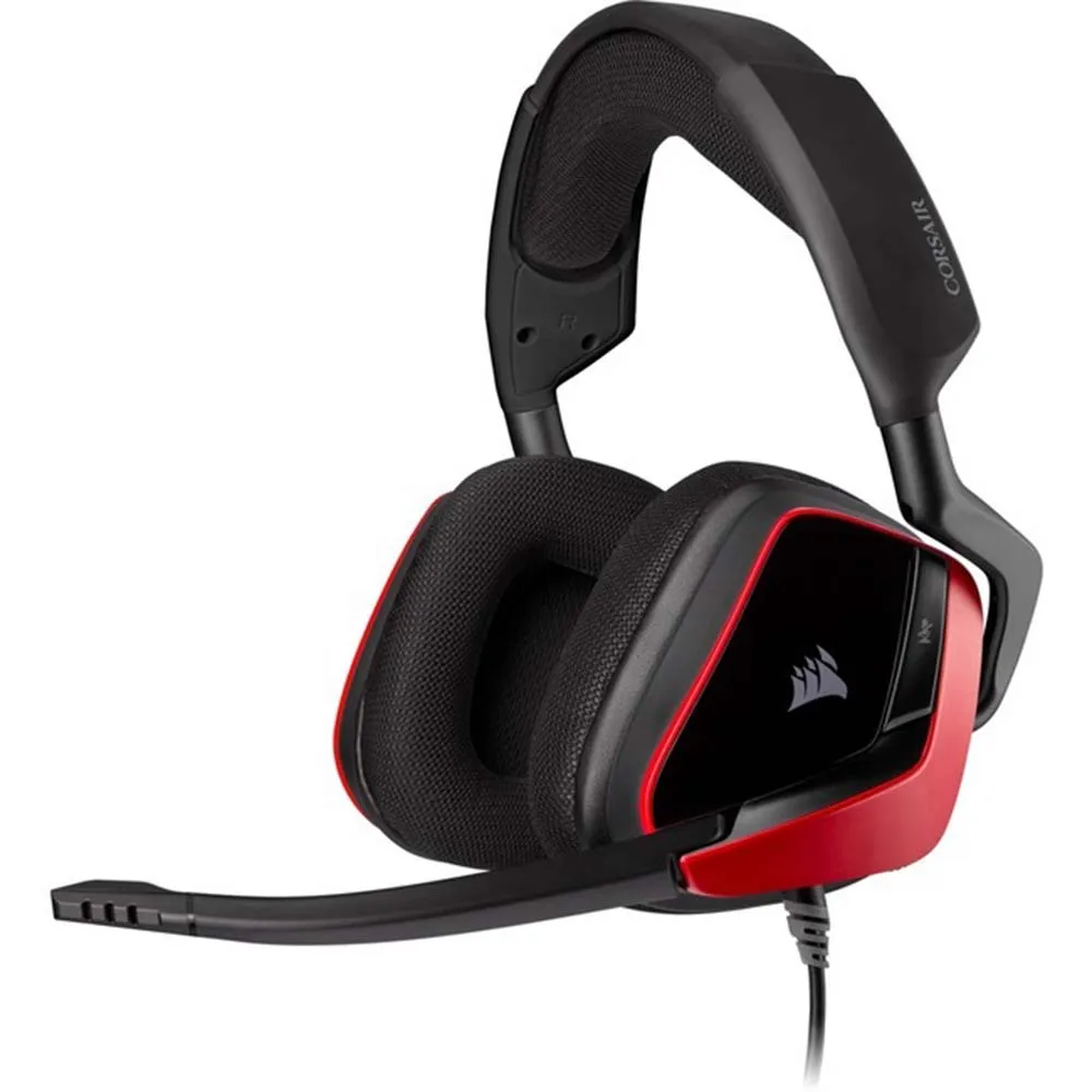 Corsair Void Elite 7.1 Surround Sound Gaming Headset (Cherry) OPEN BOX