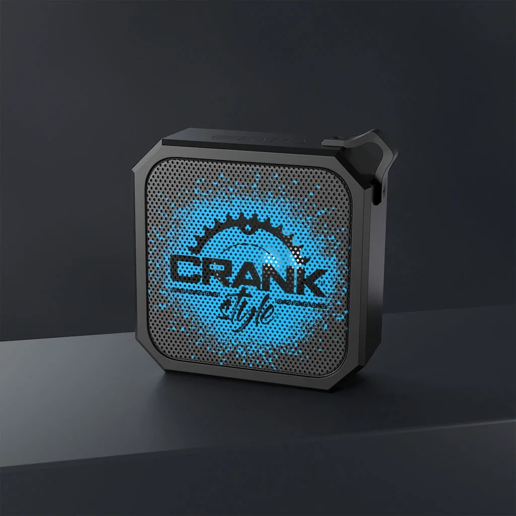 Crank Style Black & Blue Outdoor Bluetooth Speaker