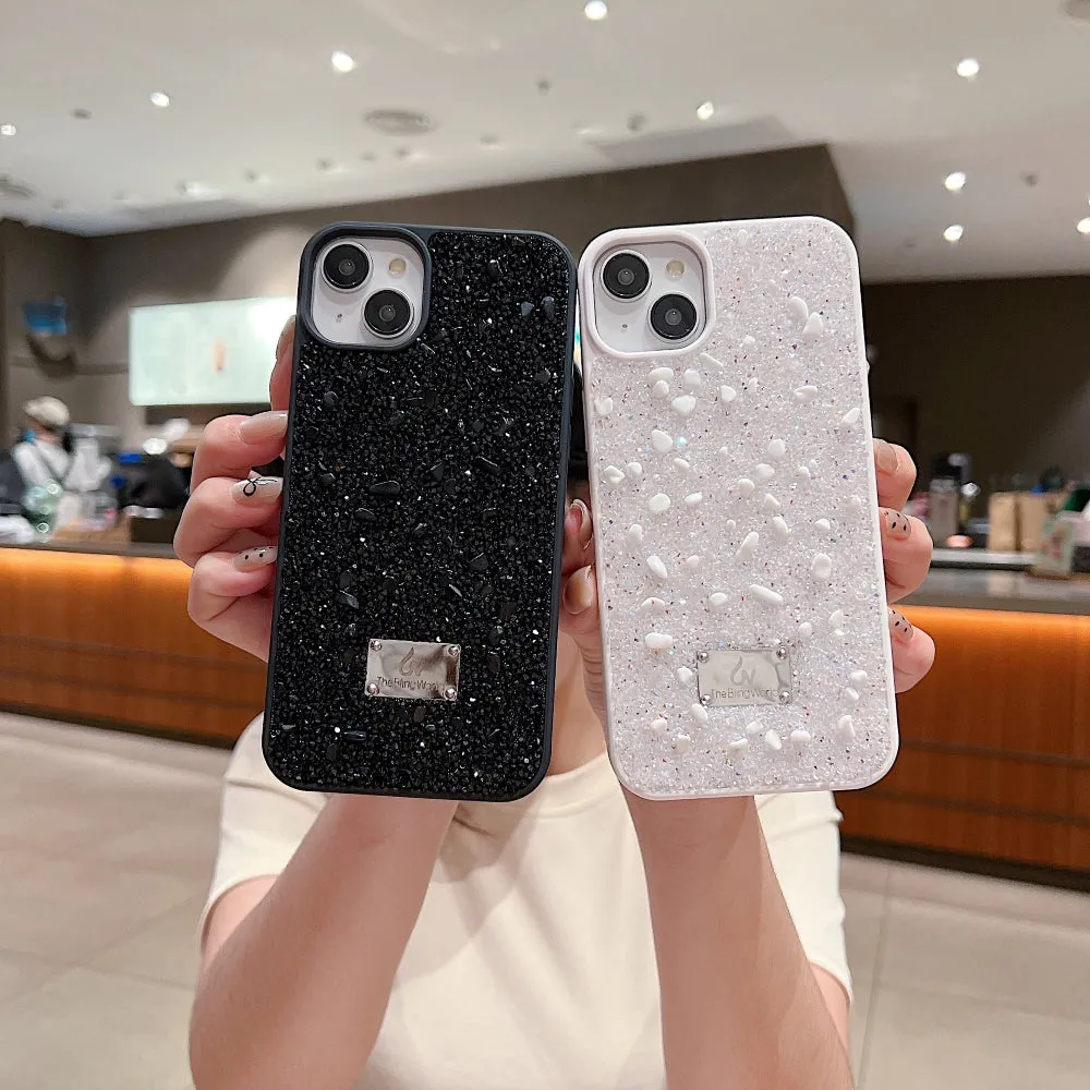 Diamond Studded Pattern Glittery Phone Case - OnePlus Nord CE 4 Lite