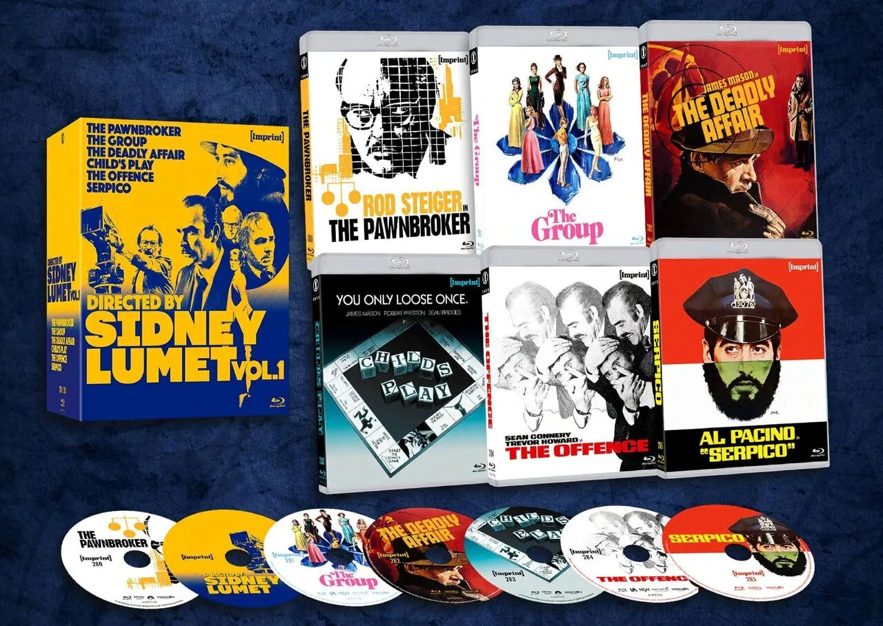 DIRECTED BY SIDNEY LUMET VOLUME 1 (REGION FREE IMPORT - LIMITED EDITION) BLU-RAY