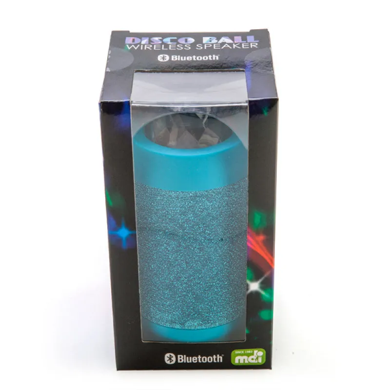 Disco Ball Bluetooth Speaker - Blue
