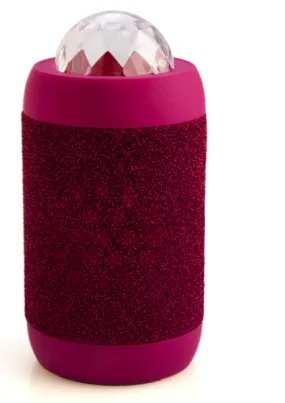 Disco Ball Bluetooth Speaker - Pink