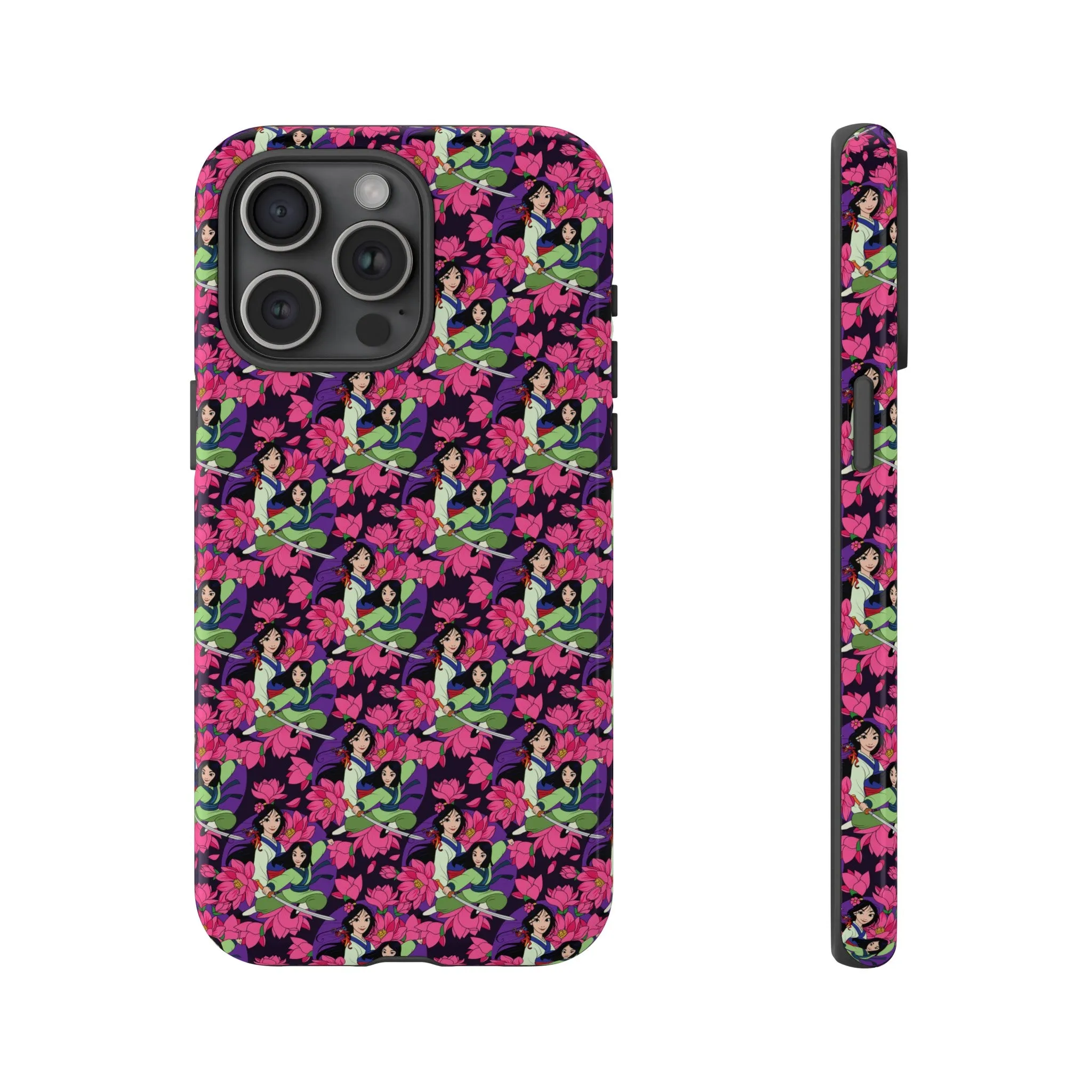 Disney Mulan Blooming Flowers Tough Cell Phone Cases