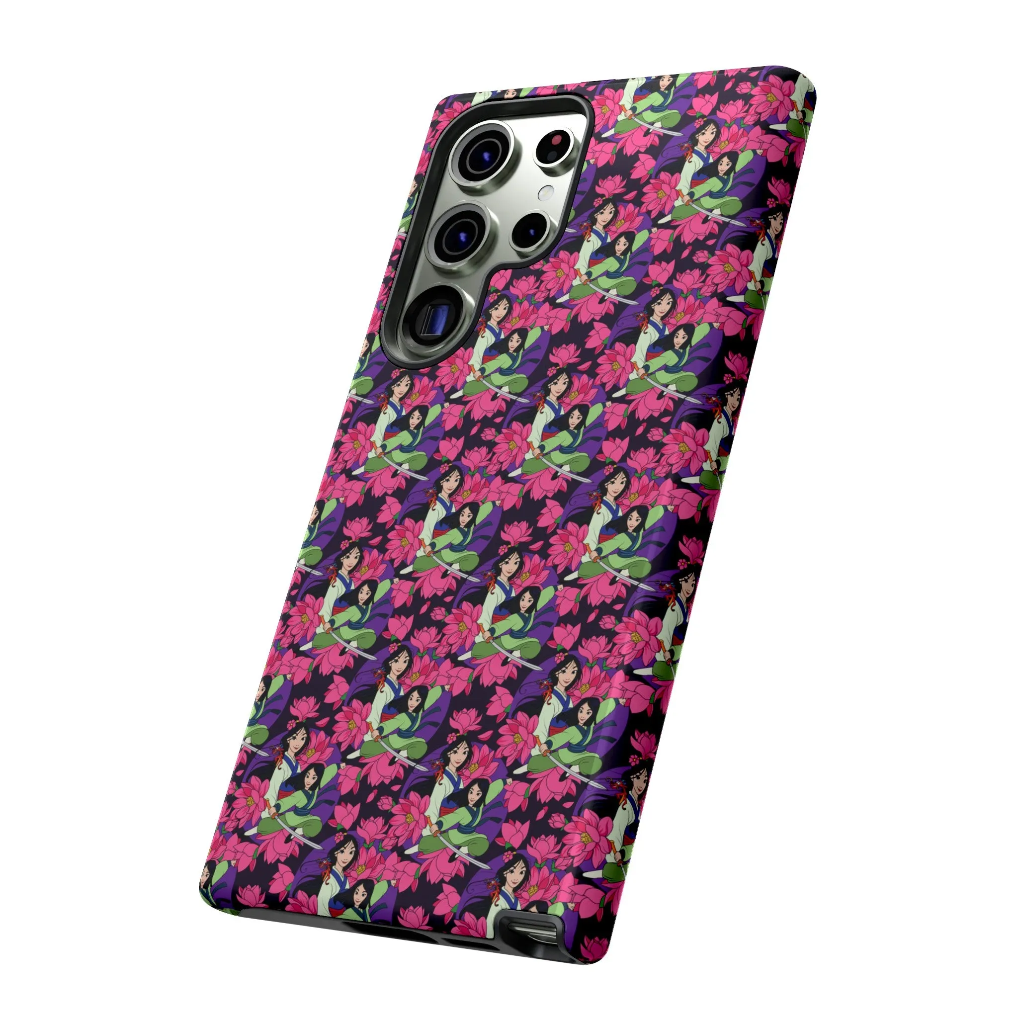 Disney Mulan Blooming Flowers Tough Cell Phone Cases