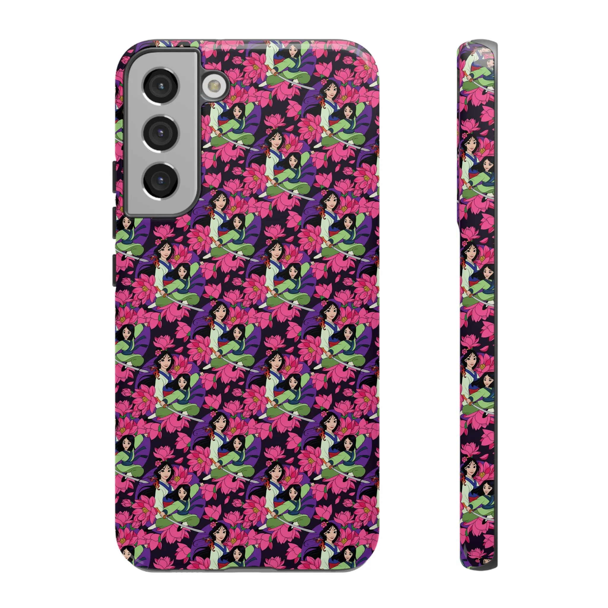 Disney Mulan Blooming Flowers Tough Cell Phone Cases