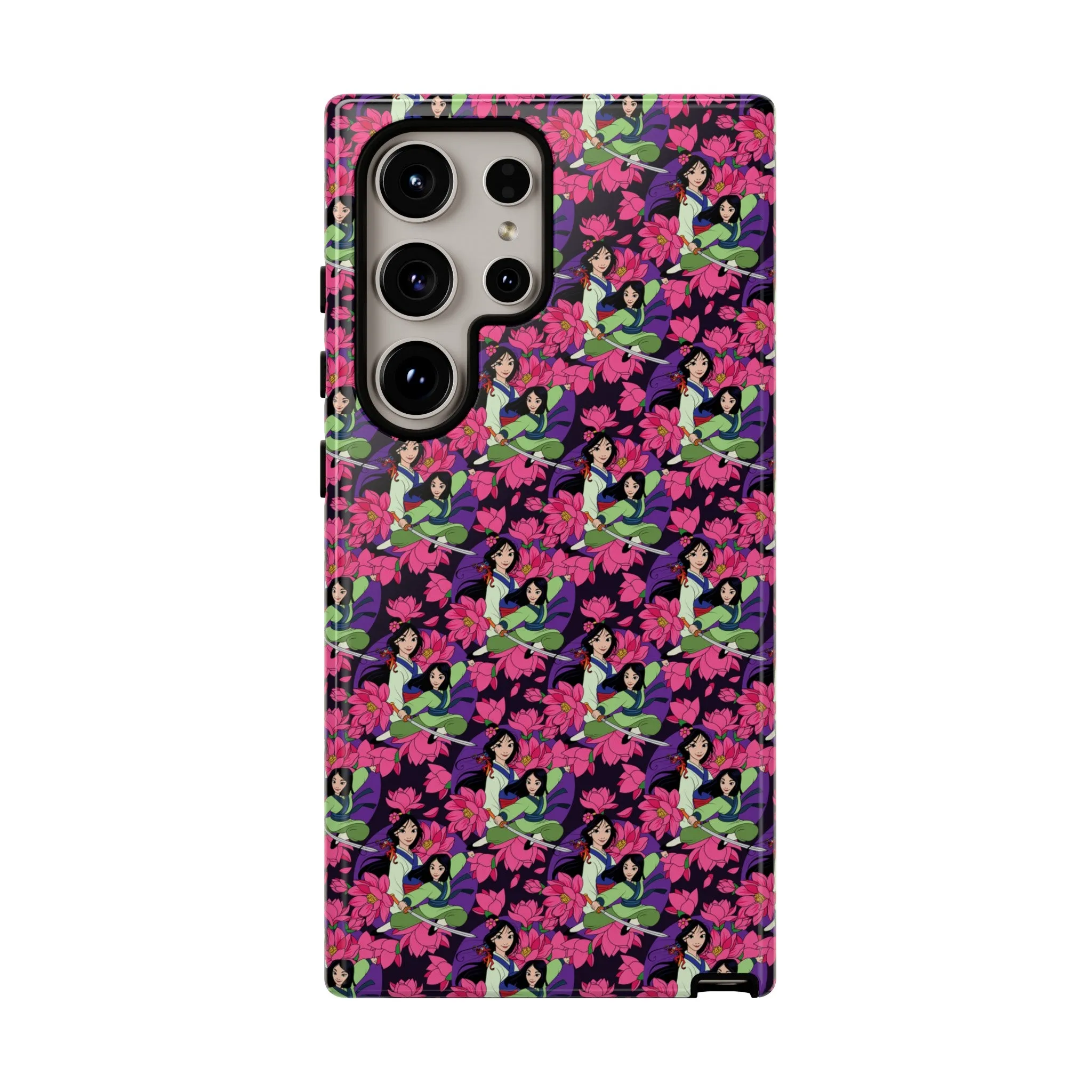 Disney Mulan Blooming Flowers Tough Cell Phone Cases