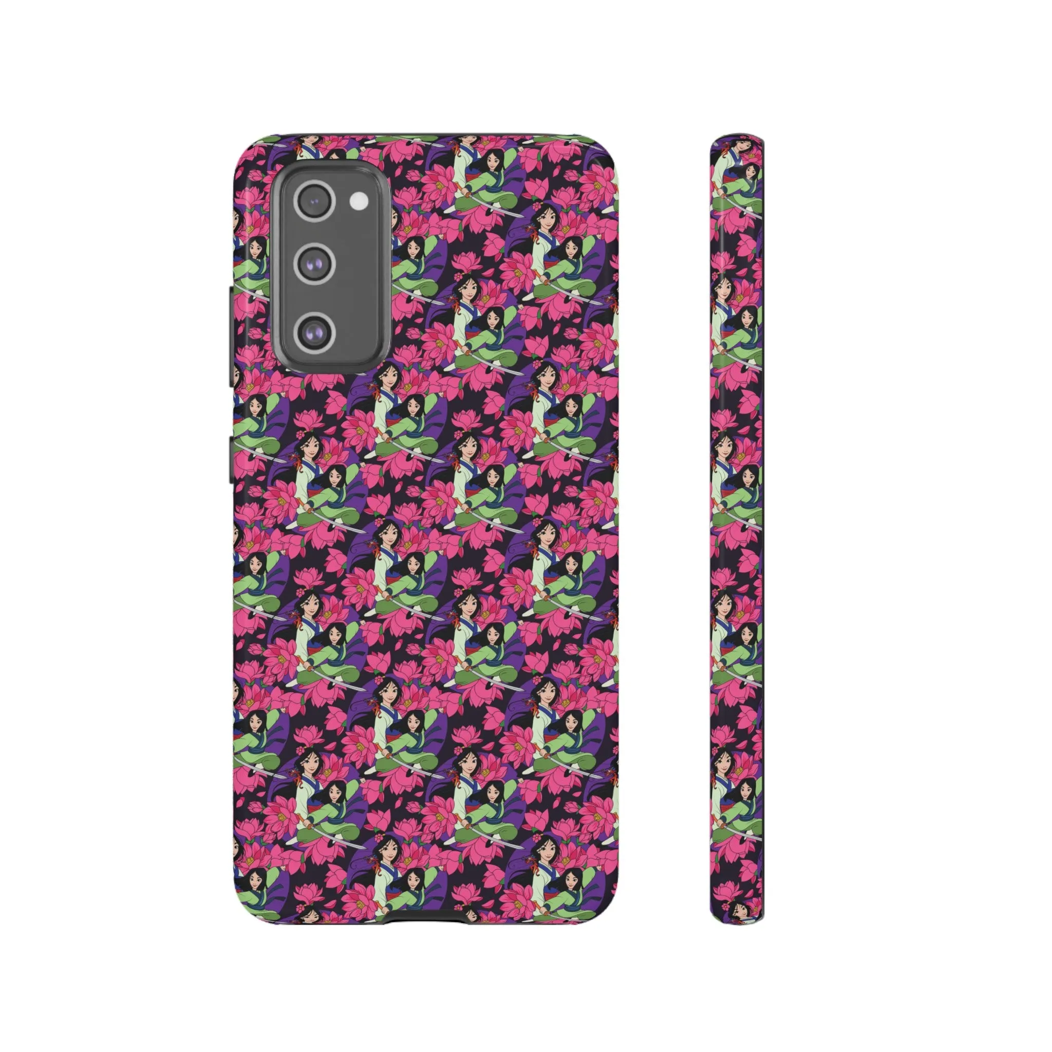 Disney Mulan Blooming Flowers Tough Cell Phone Cases