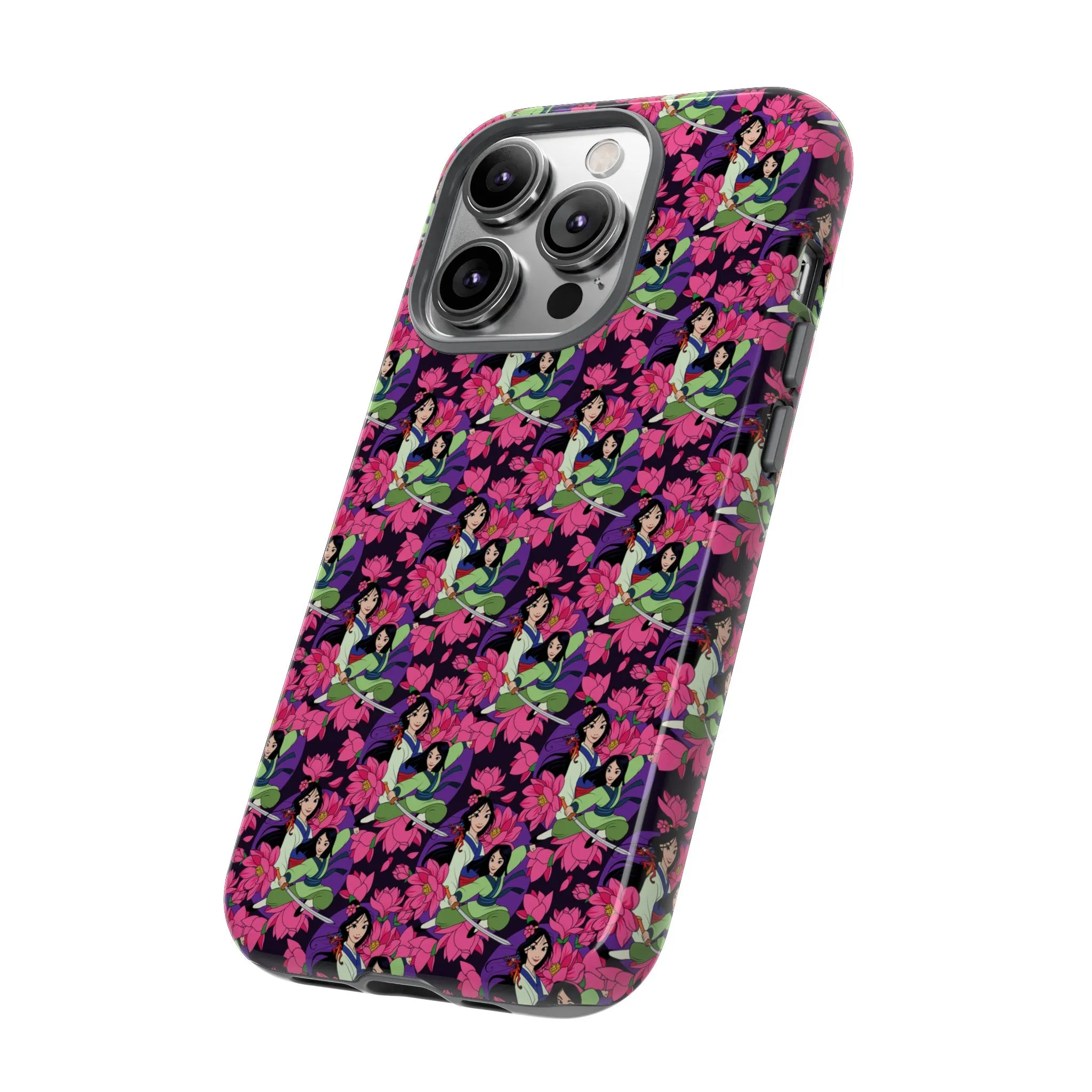 Disney Mulan Blooming Flowers Tough Cell Phone Cases