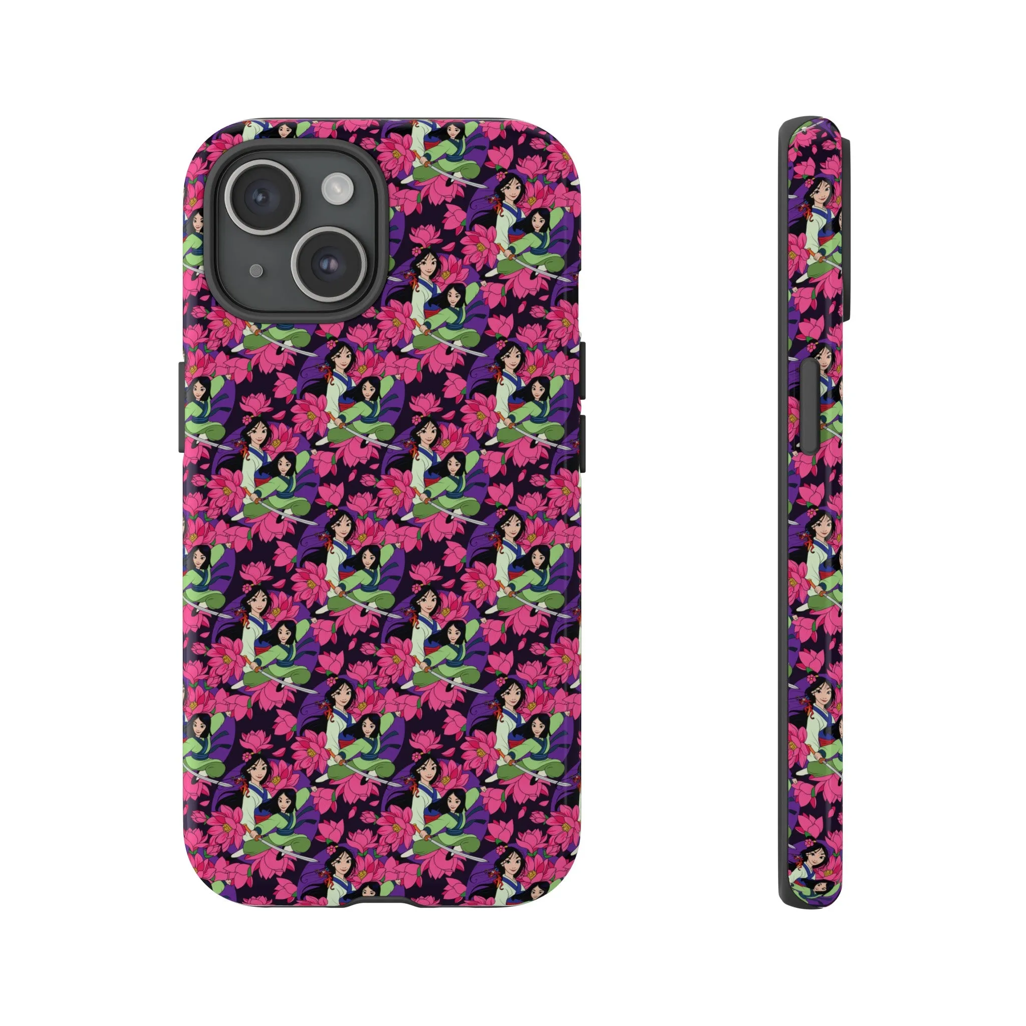 Disney Mulan Blooming Flowers Tough Cell Phone Cases
