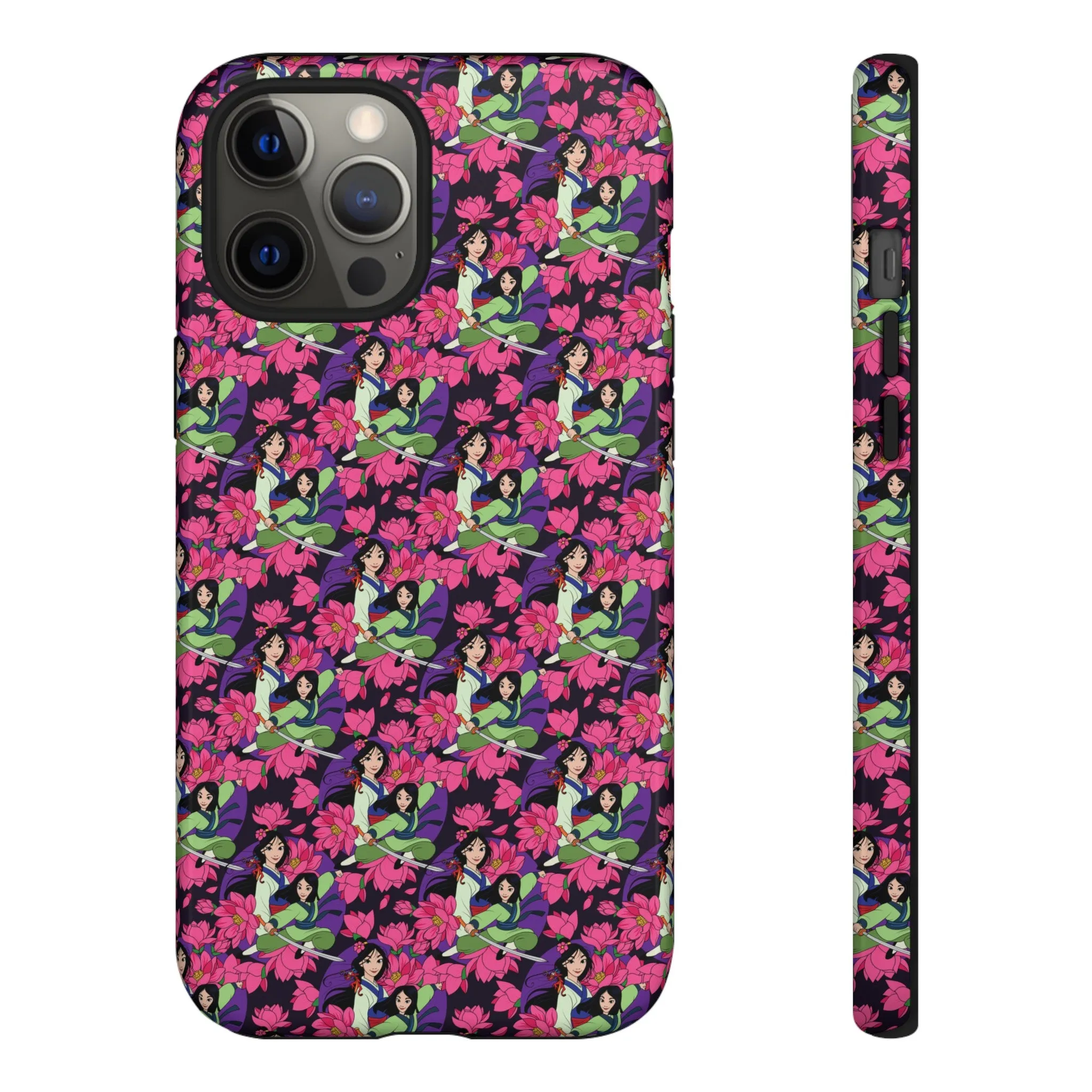 Disney Mulan Blooming Flowers Tough Cell Phone Cases
