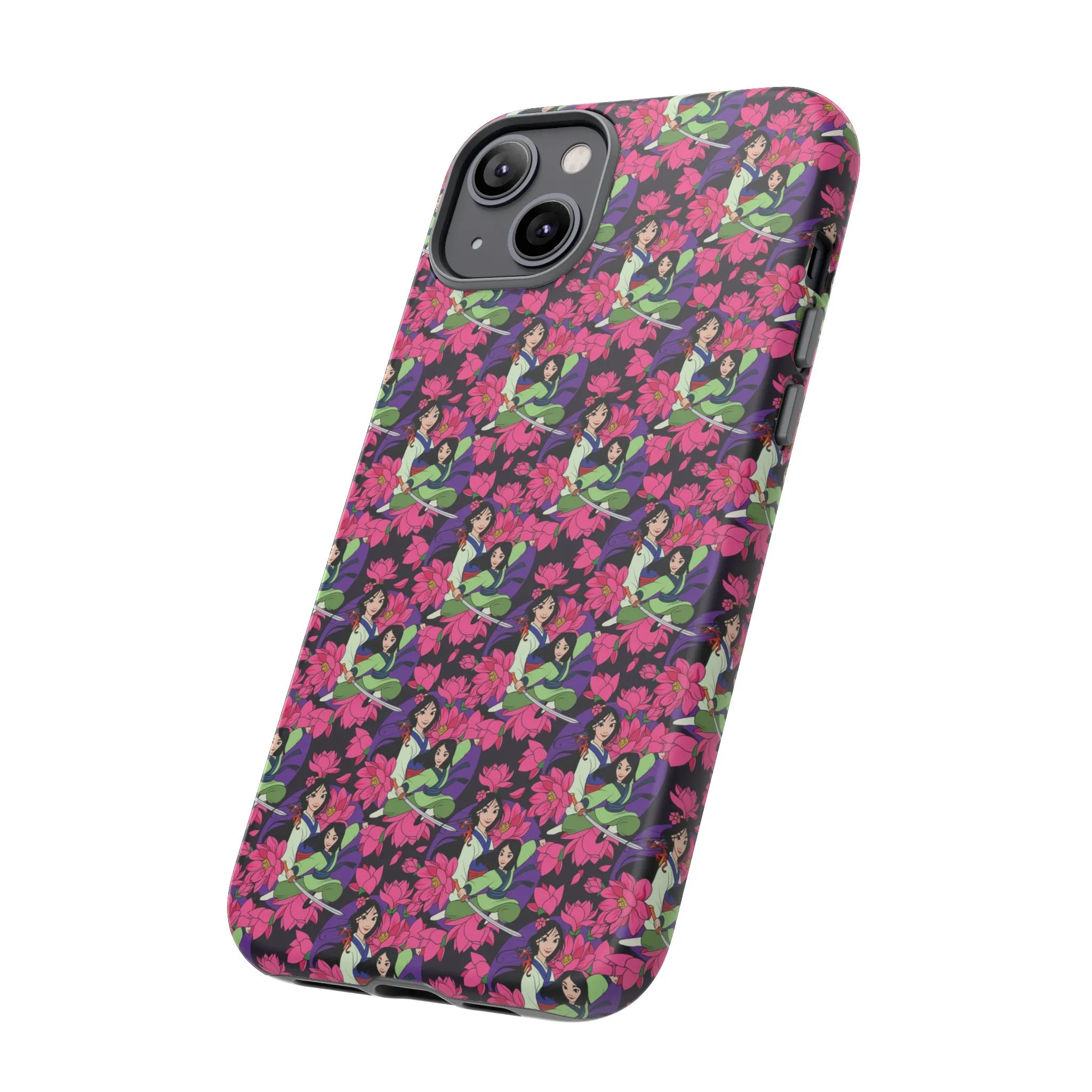 Disney Mulan Blooming Flowers Tough Cell Phone Cases