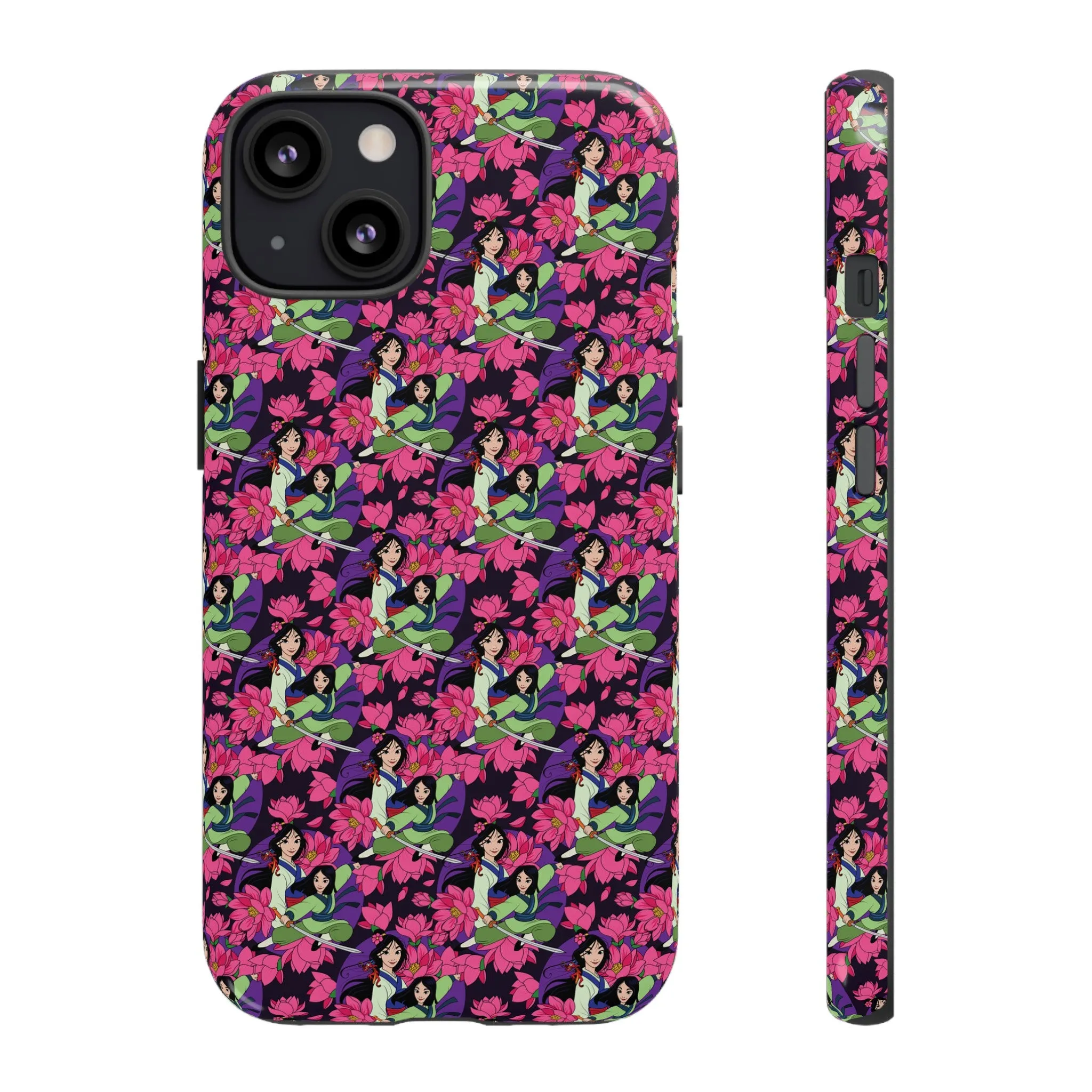 Disney Mulan Blooming Flowers Tough Cell Phone Cases