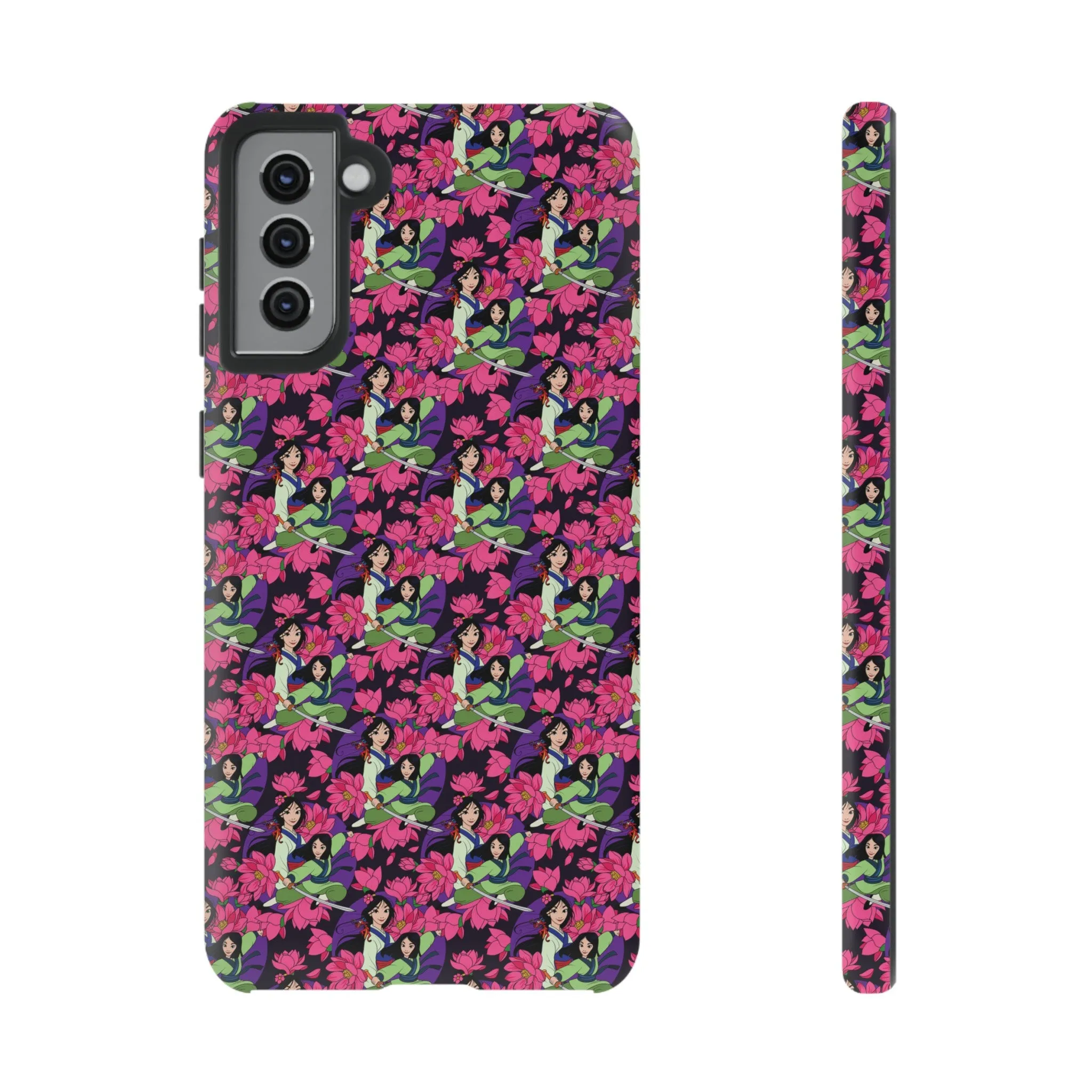 Disney Mulan Blooming Flowers Tough Cell Phone Cases