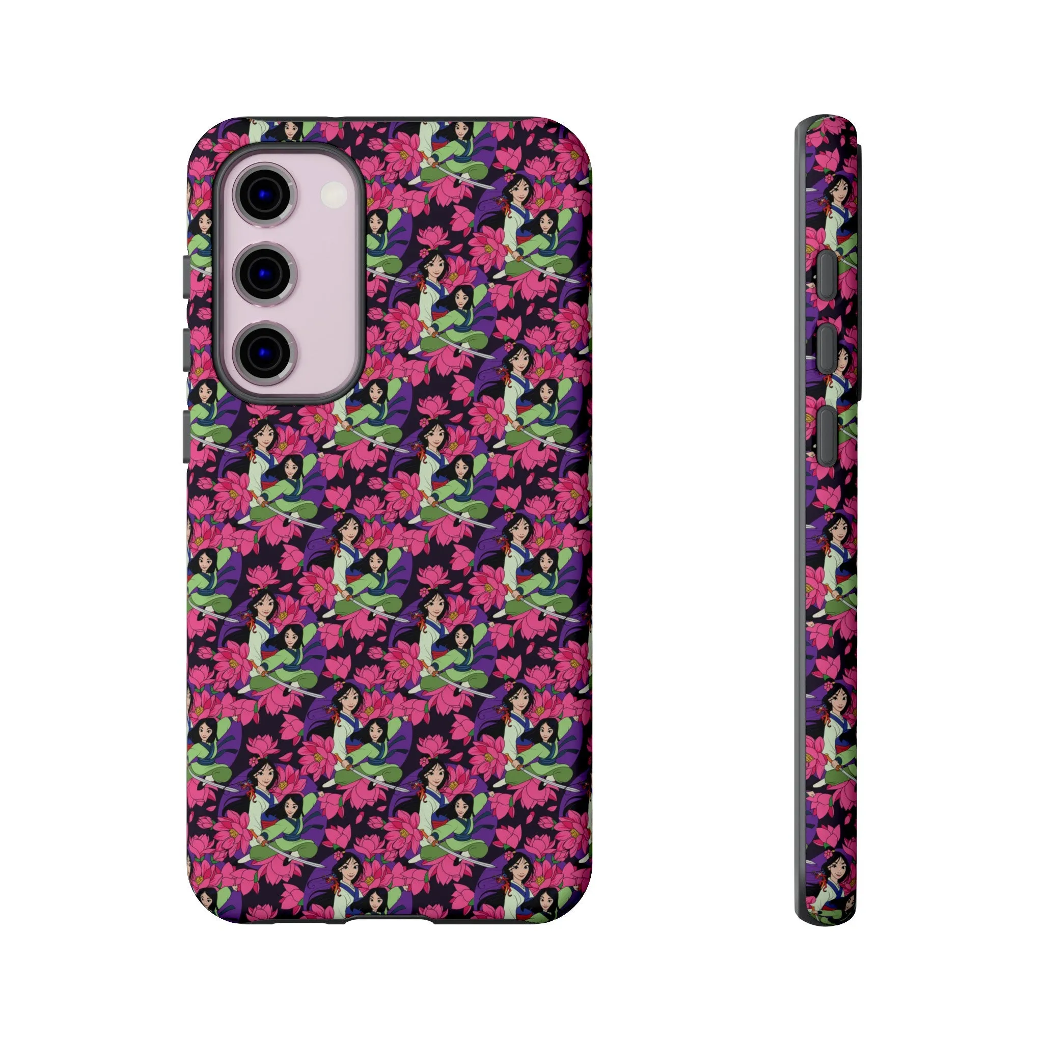 Disney Mulan Blooming Flowers Tough Cell Phone Cases