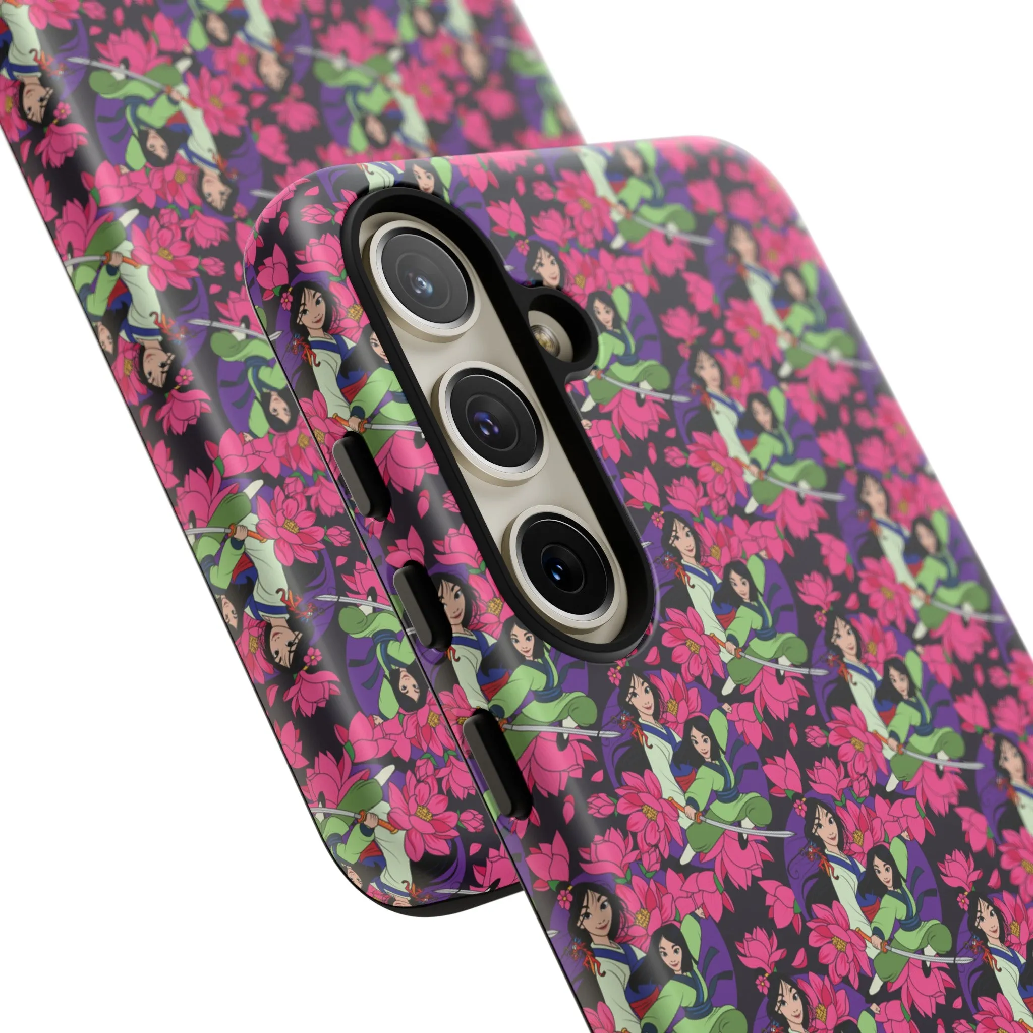 Disney Mulan Blooming Flowers Tough Cell Phone Cases