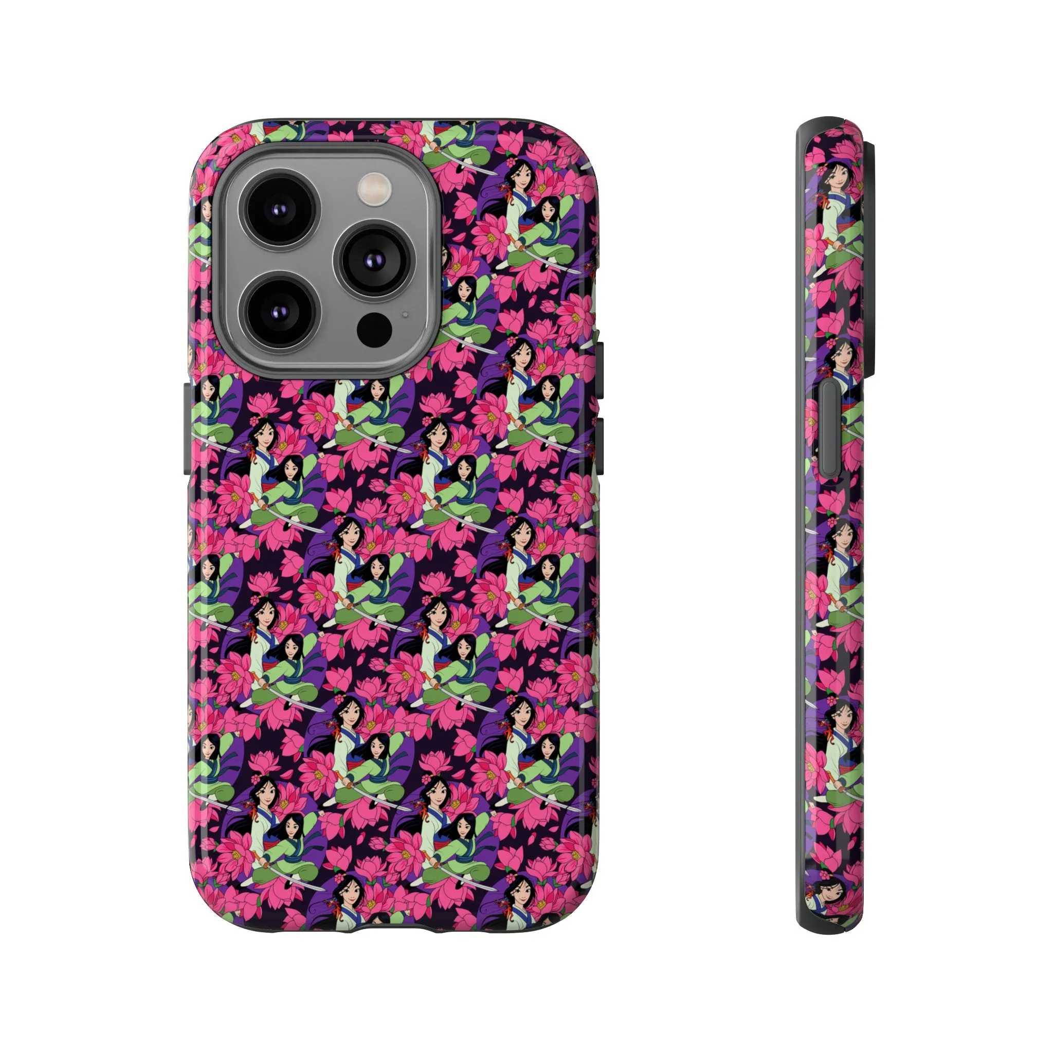 Disney Mulan Blooming Flowers Tough Cell Phone Cases