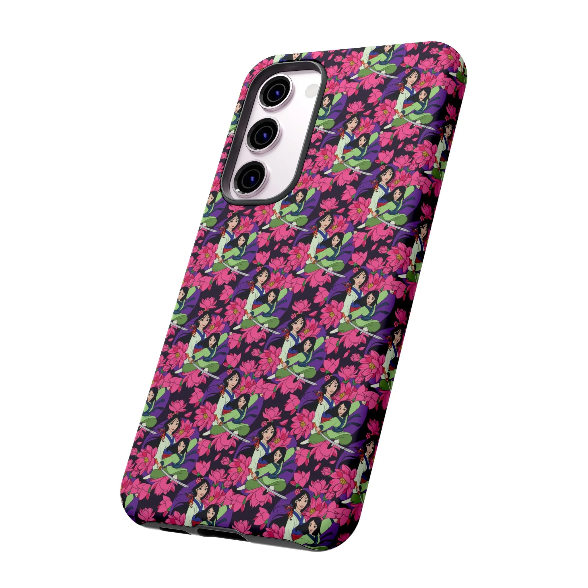 Disney Mulan Blooming Flowers Tough Cell Phone Cases