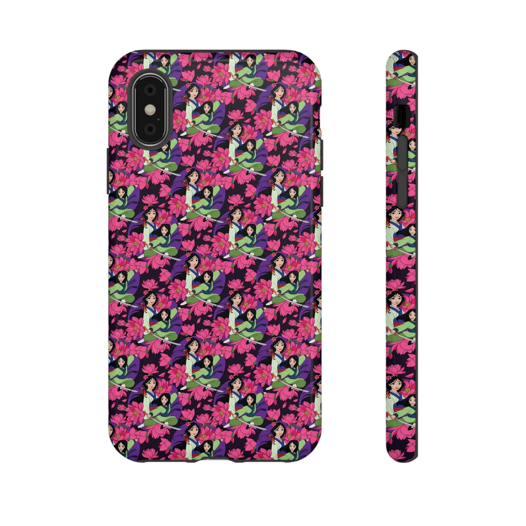 Disney Mulan Blooming Flowers Tough Cell Phone Cases