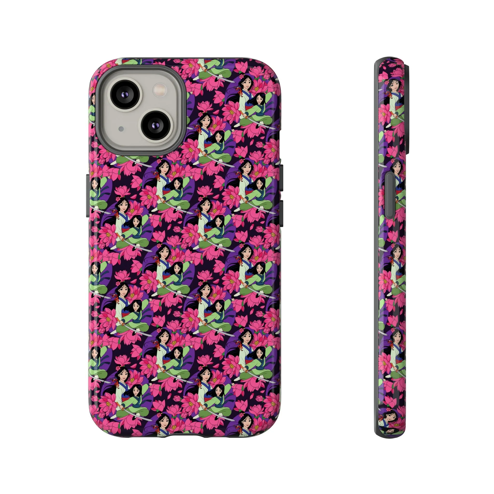 Disney Mulan Blooming Flowers Tough Cell Phone Cases