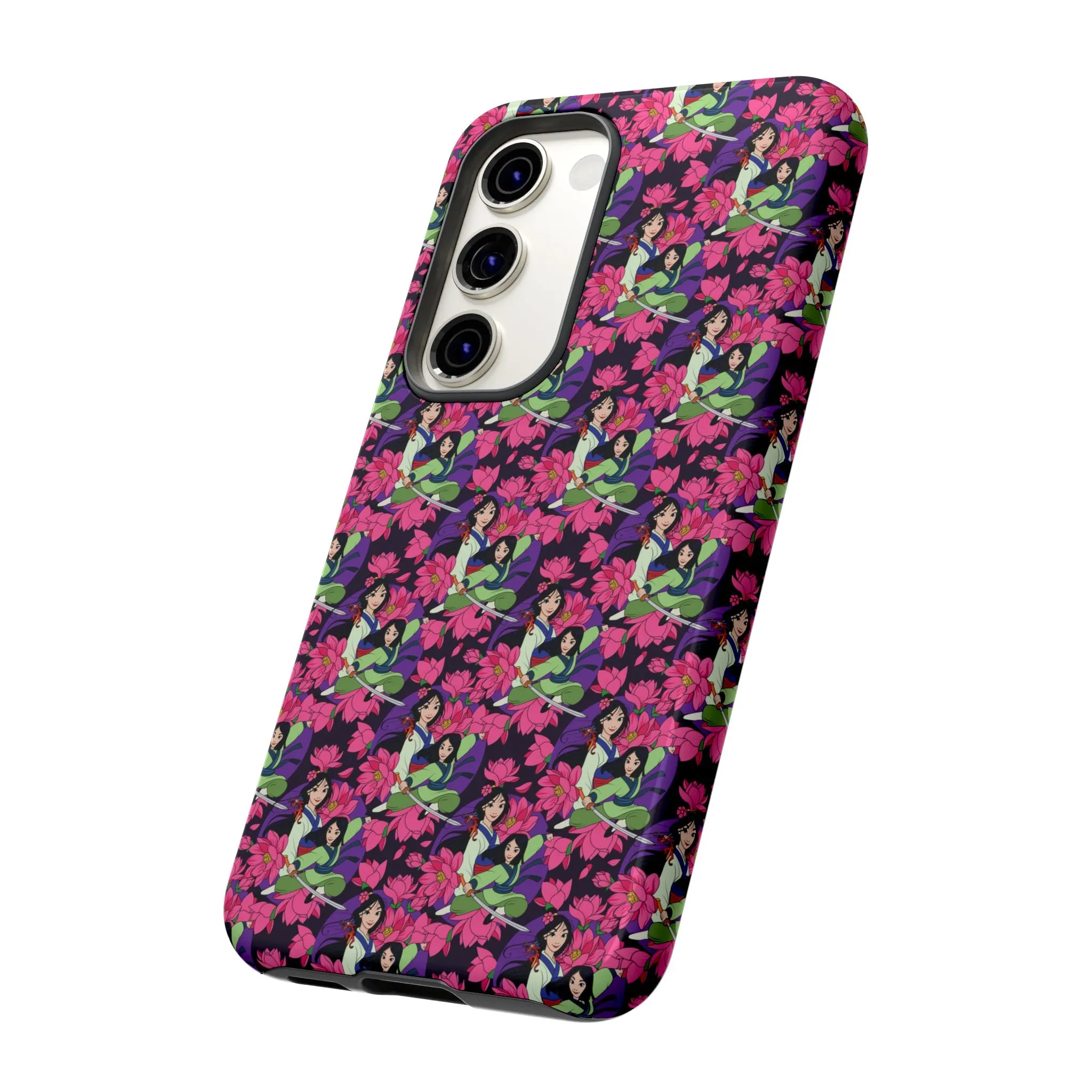 Disney Mulan Blooming Flowers Tough Cell Phone Cases