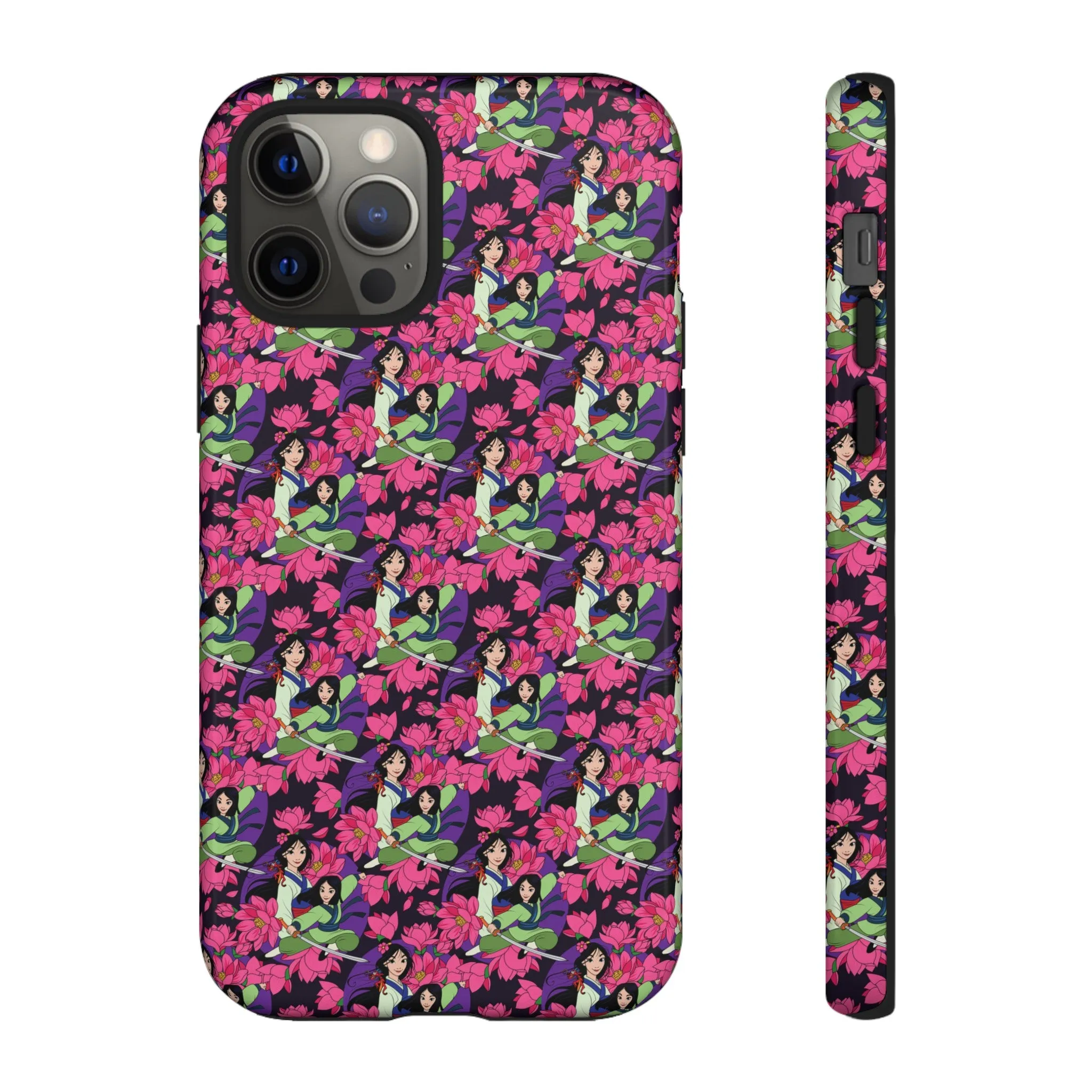 Disney Mulan Blooming Flowers Tough Cell Phone Cases