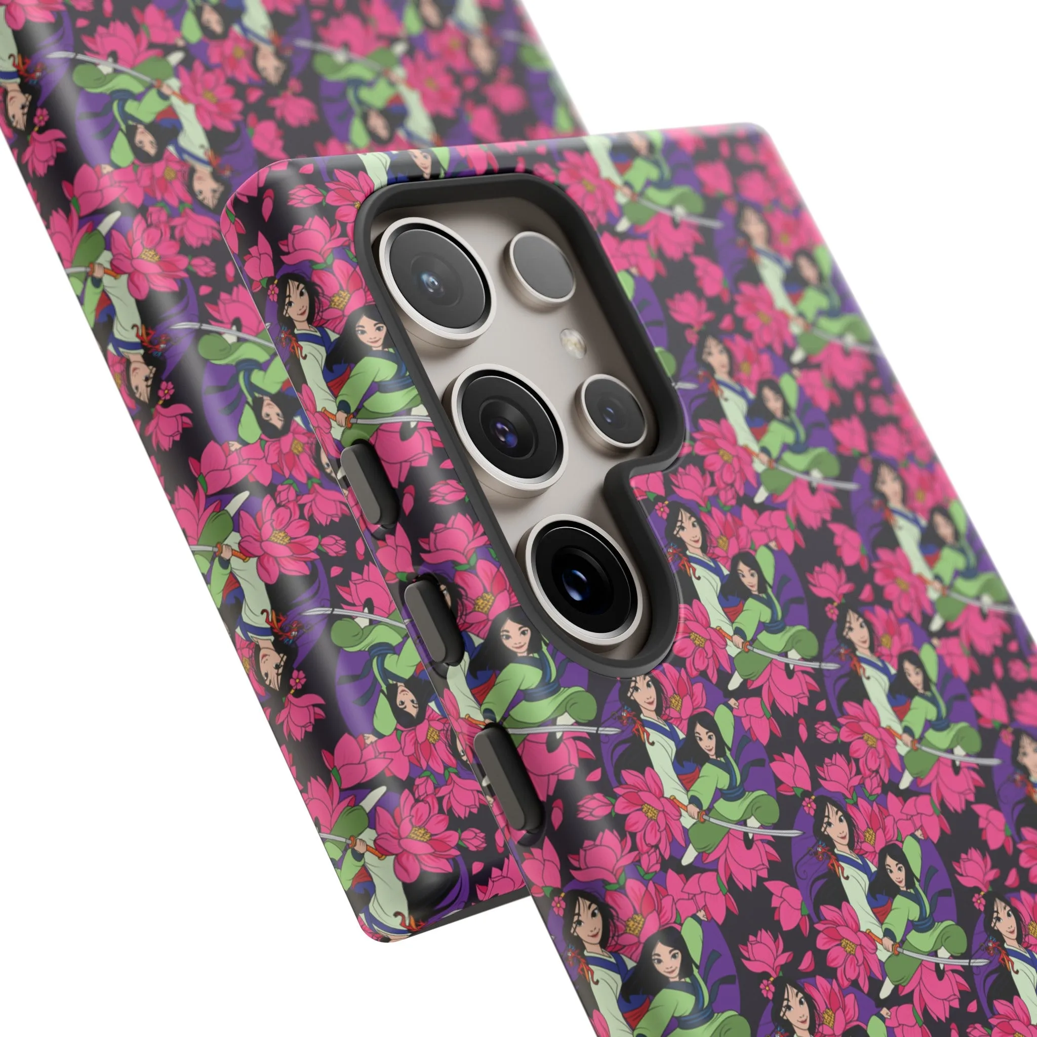 Disney Mulan Blooming Flowers Tough Cell Phone Cases