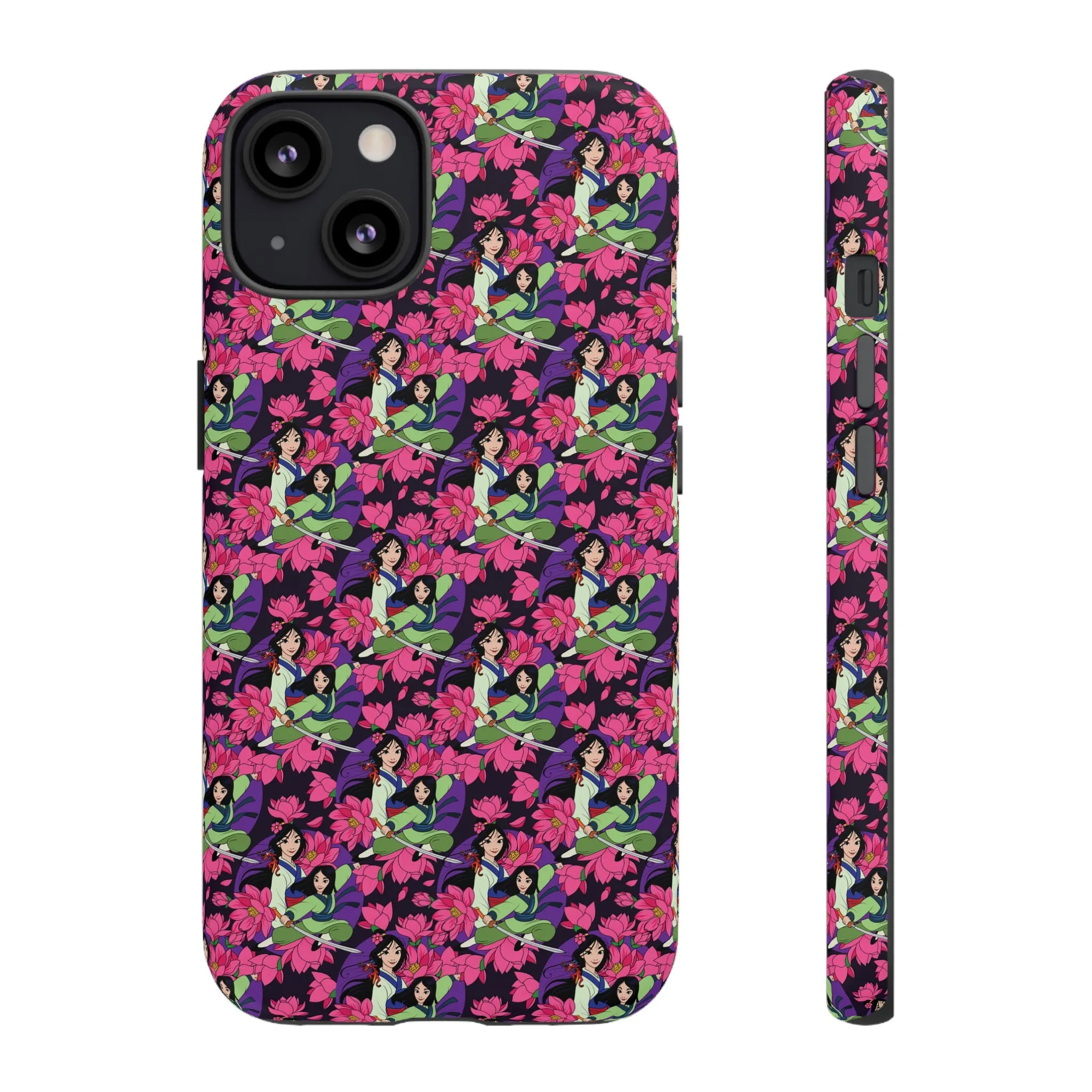 Disney Mulan Blooming Flowers Tough Cell Phone Cases