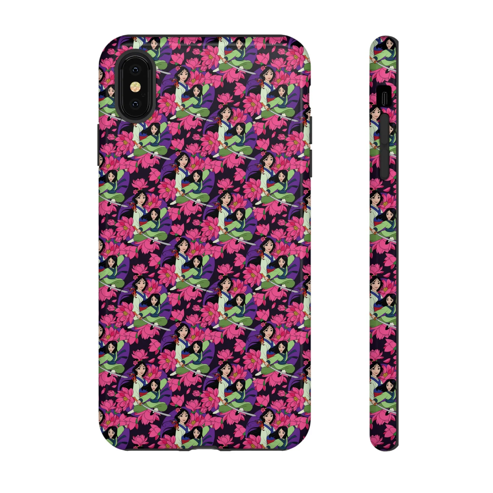 Disney Mulan Blooming Flowers Tough Cell Phone Cases