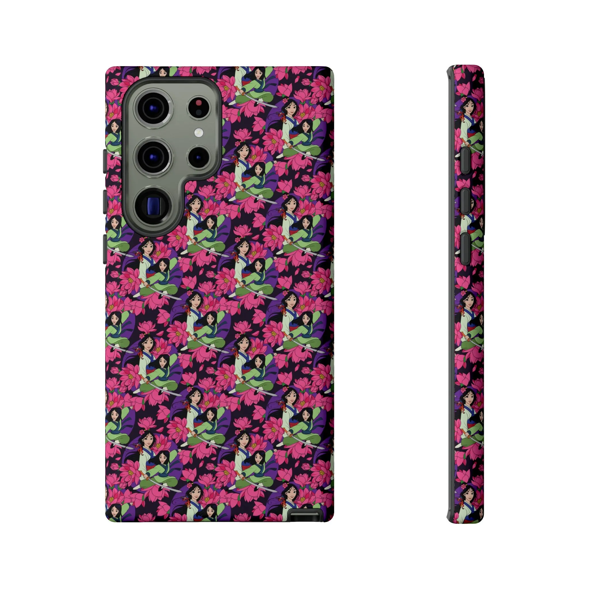 Disney Mulan Blooming Flowers Tough Cell Phone Cases