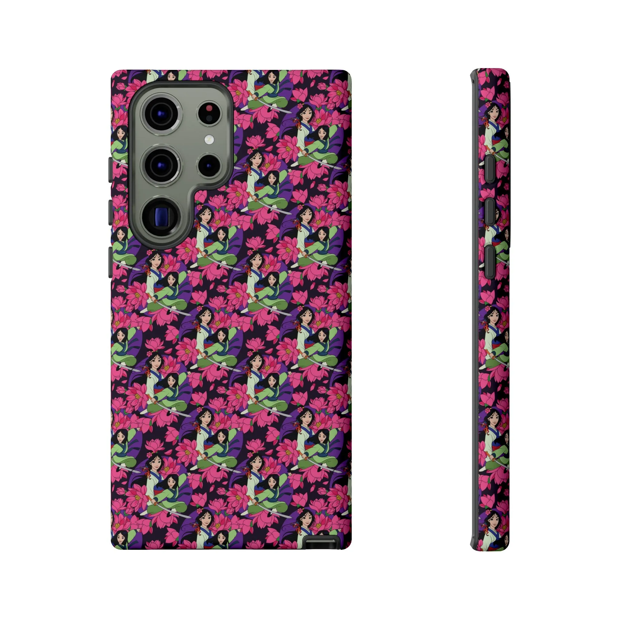 Disney Mulan Blooming Flowers Tough Cell Phone Cases