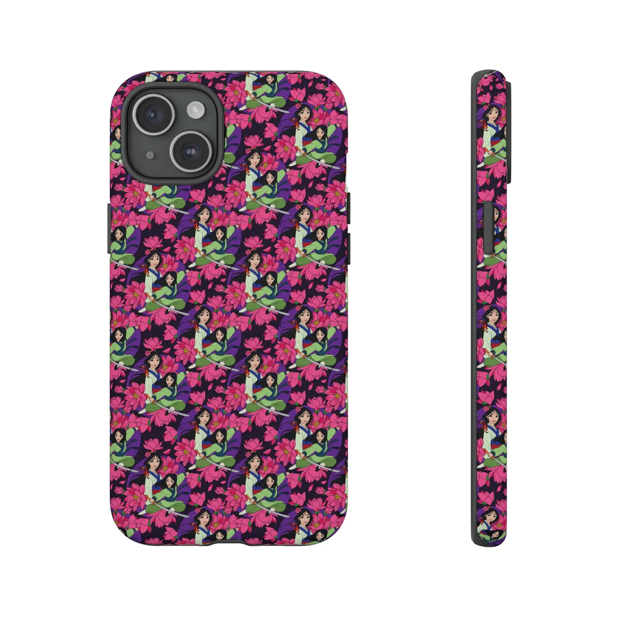 Disney Mulan Blooming Flowers Tough Cell Phone Cases