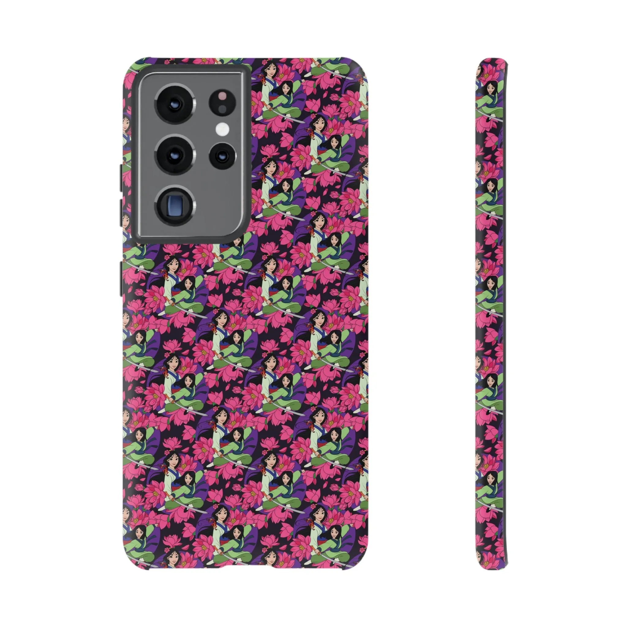 Disney Mulan Blooming Flowers Tough Cell Phone Cases
