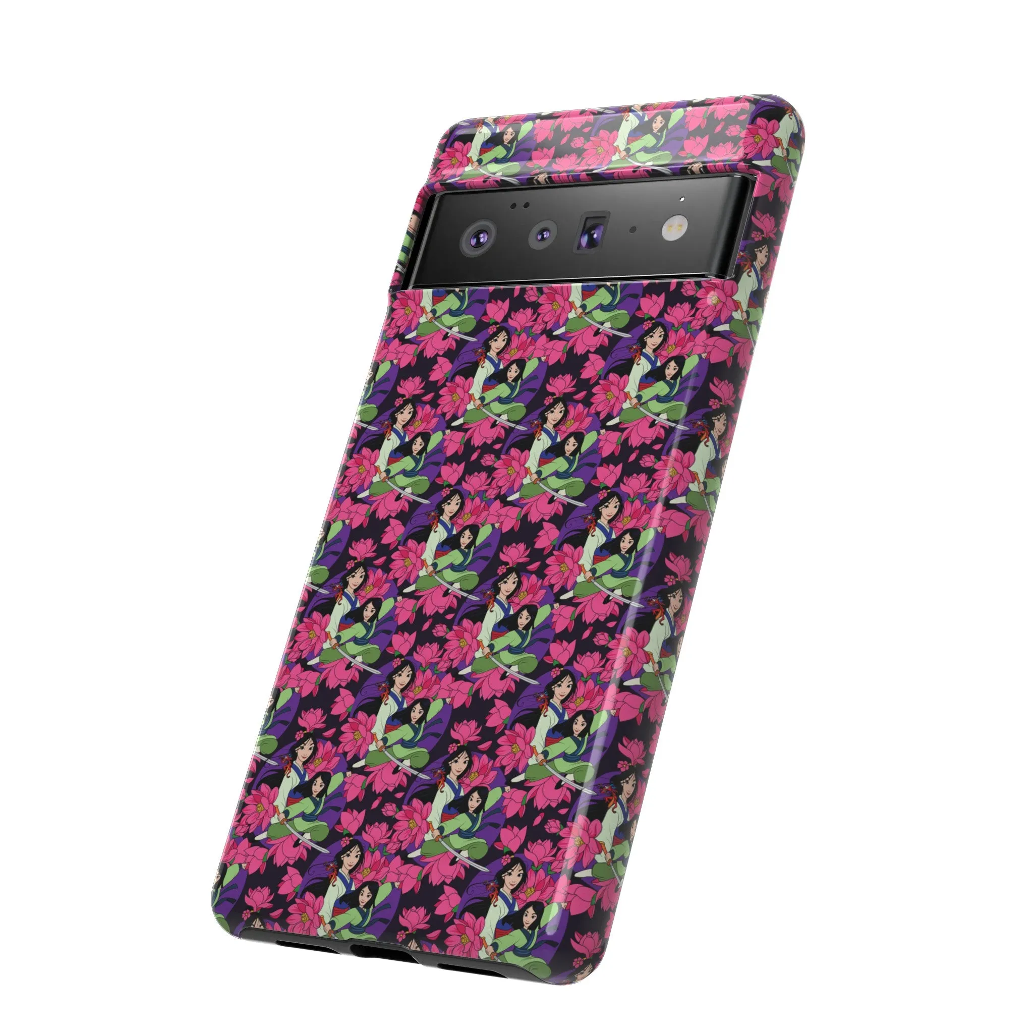 Disney Mulan Blooming Flowers Tough Cell Phone Cases