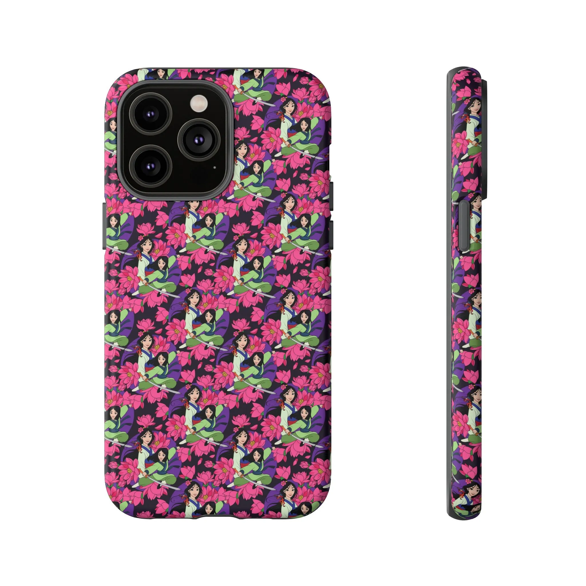 Disney Mulan Blooming Flowers Tough Cell Phone Cases