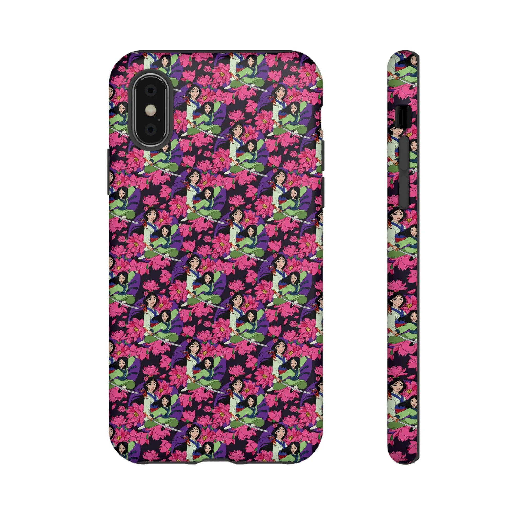 Disney Mulan Blooming Flowers Tough Cell Phone Cases