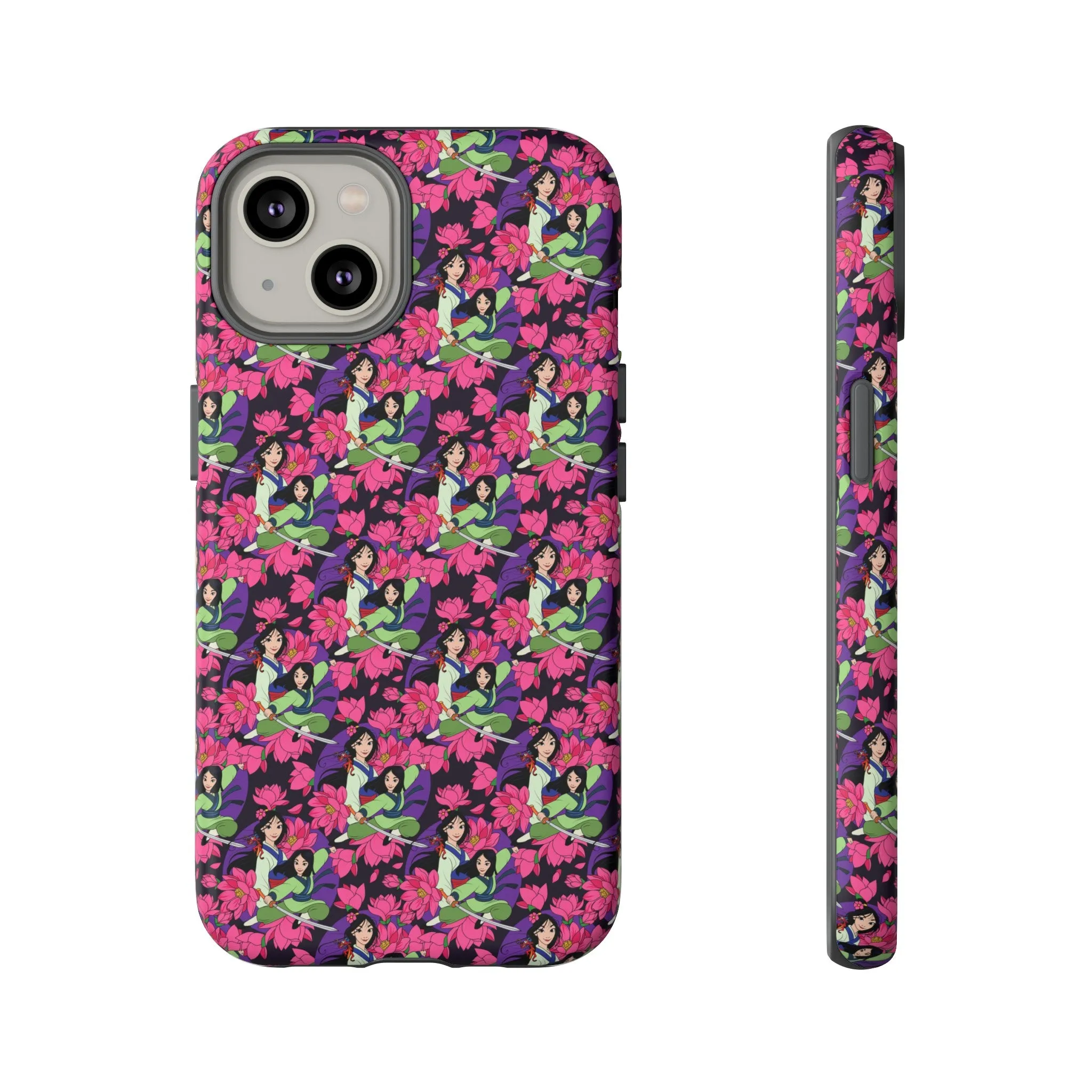 Disney Mulan Blooming Flowers Tough Cell Phone Cases