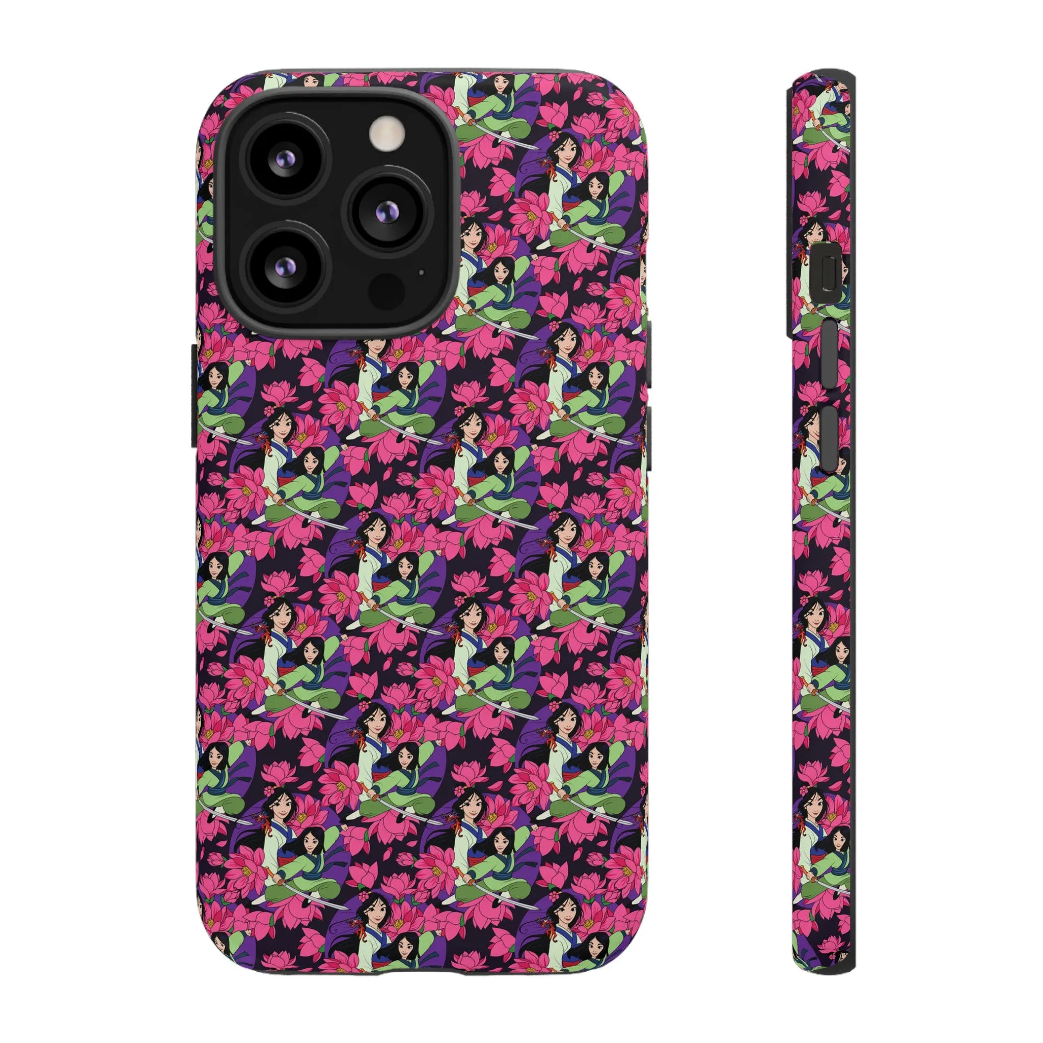 Disney Mulan Blooming Flowers Tough Cell Phone Cases