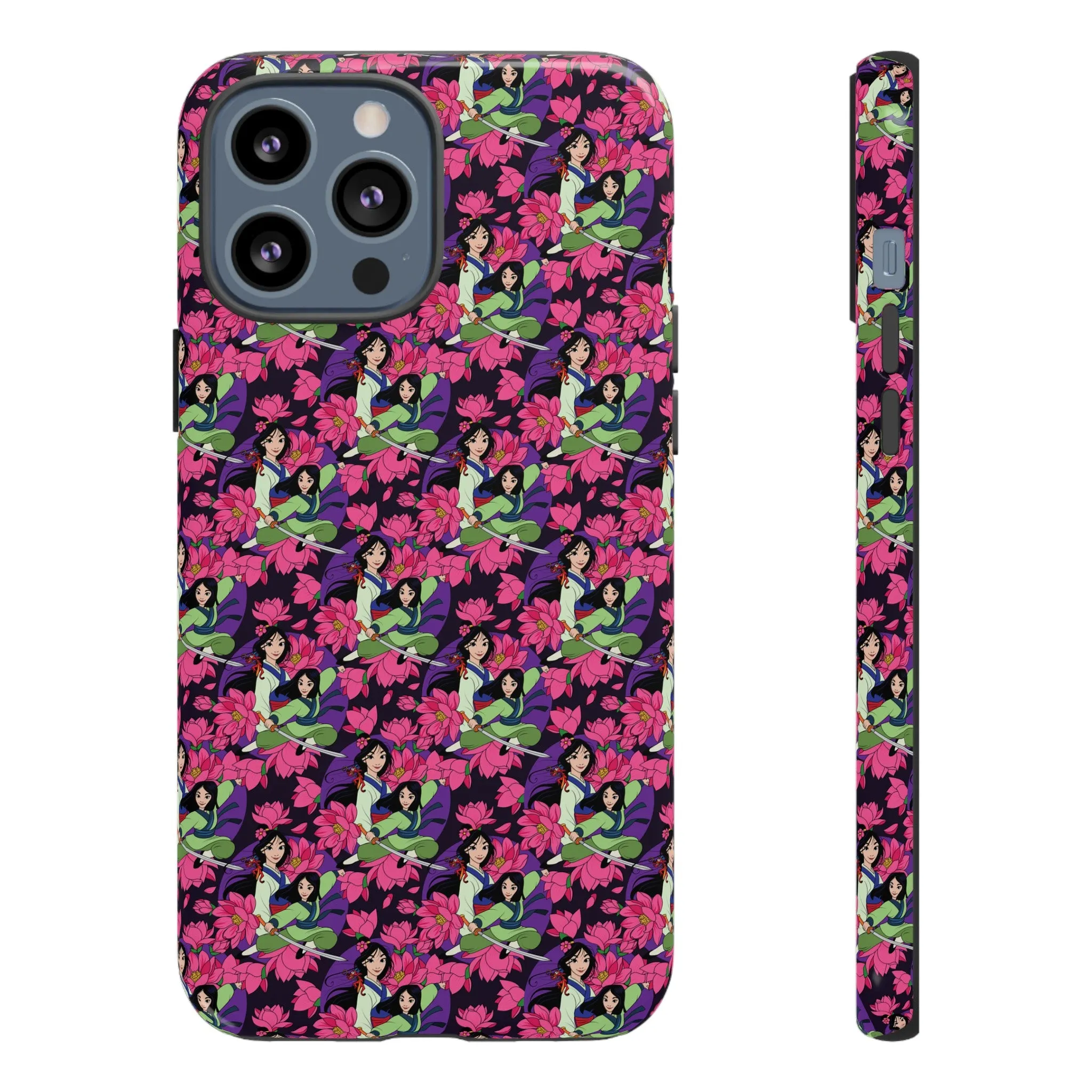 Disney Mulan Blooming Flowers Tough Cell Phone Cases