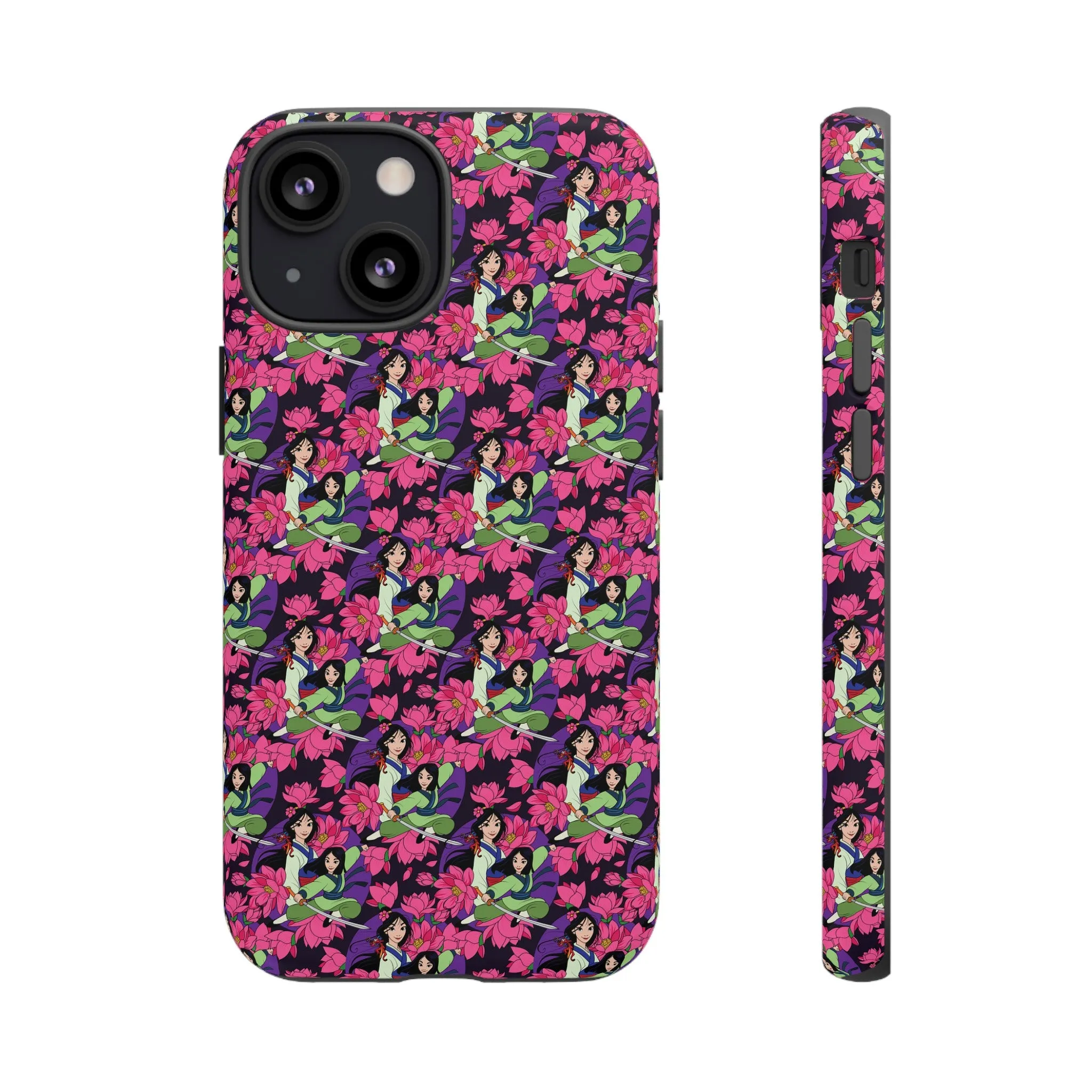 Disney Mulan Blooming Flowers Tough Cell Phone Cases