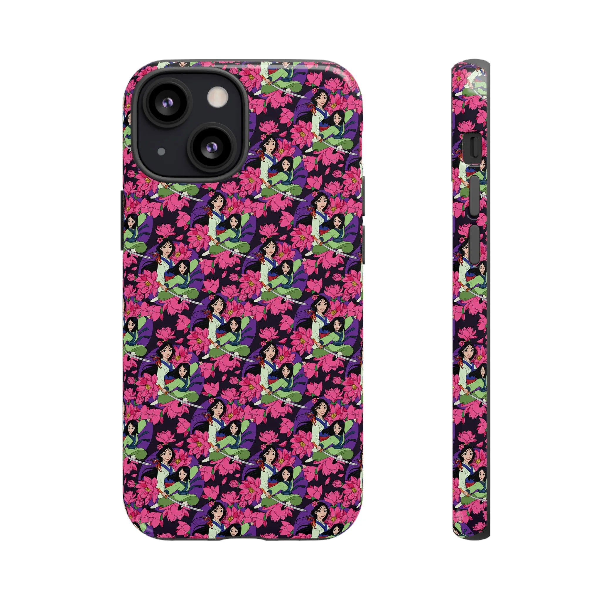 Disney Mulan Blooming Flowers Tough Cell Phone Cases