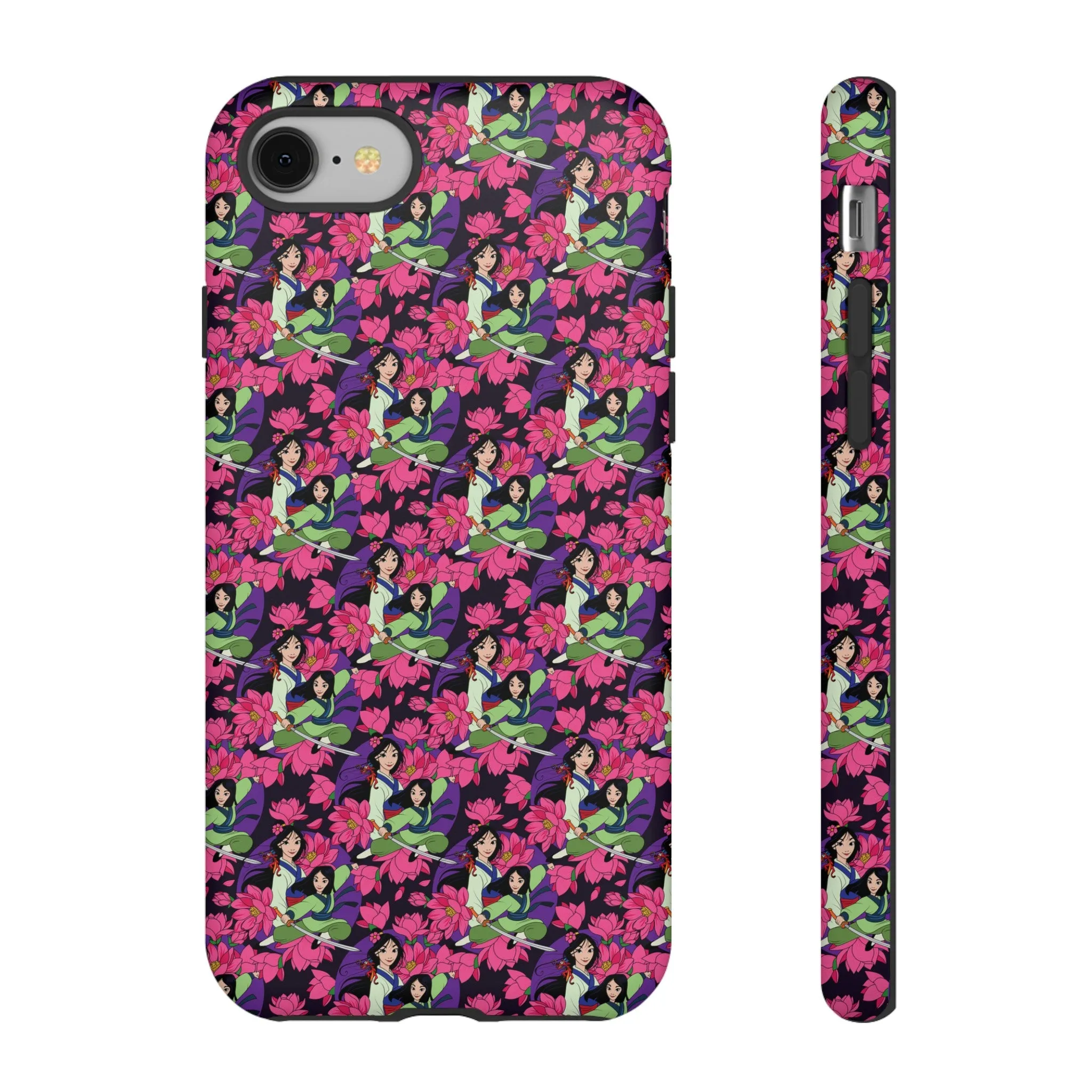 Disney Mulan Blooming Flowers Tough Cell Phone Cases