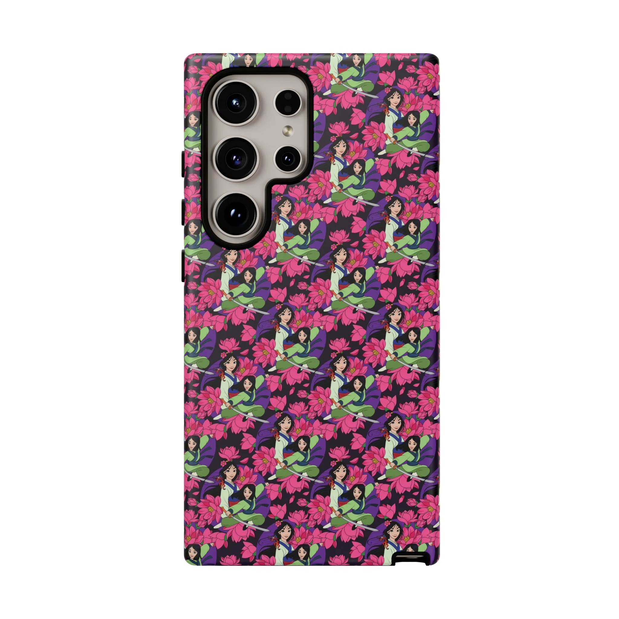 Disney Mulan Blooming Flowers Tough Cell Phone Cases