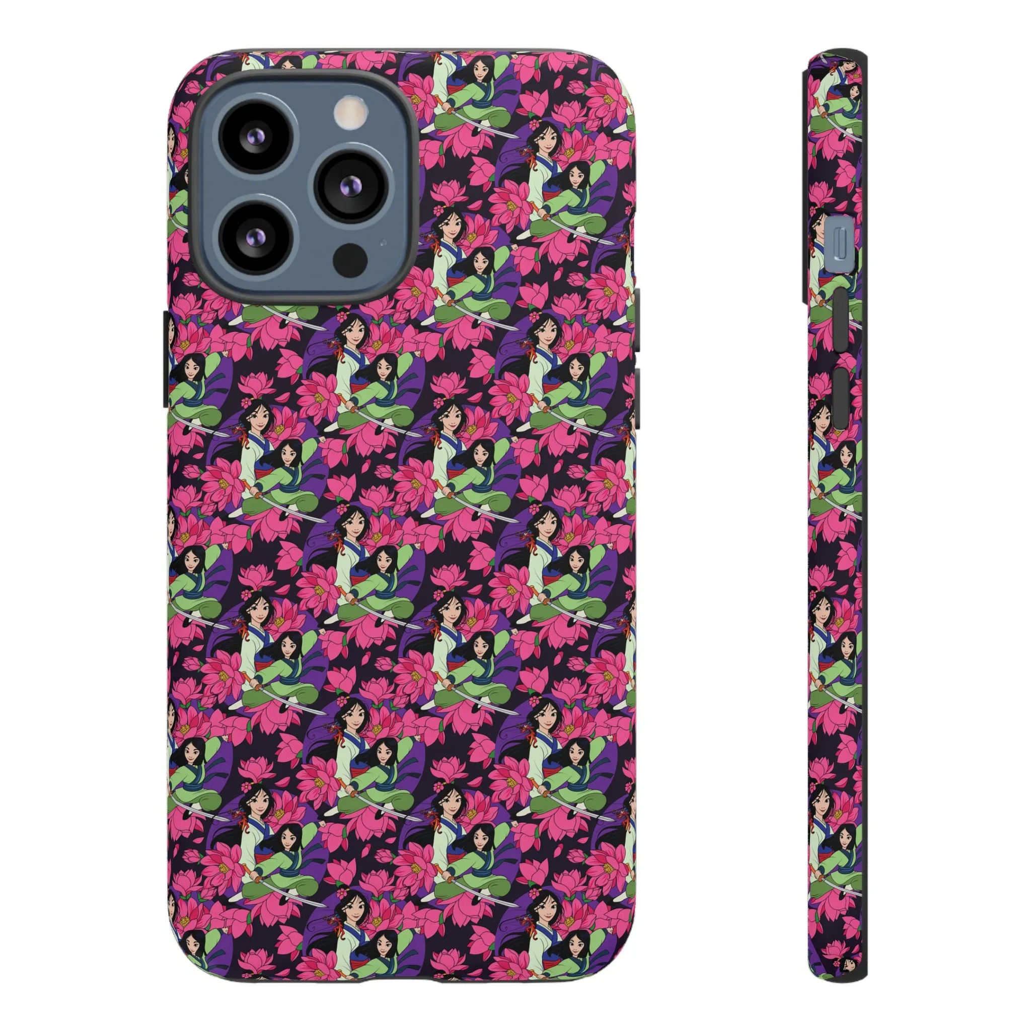 Disney Mulan Blooming Flowers Tough Cell Phone Cases