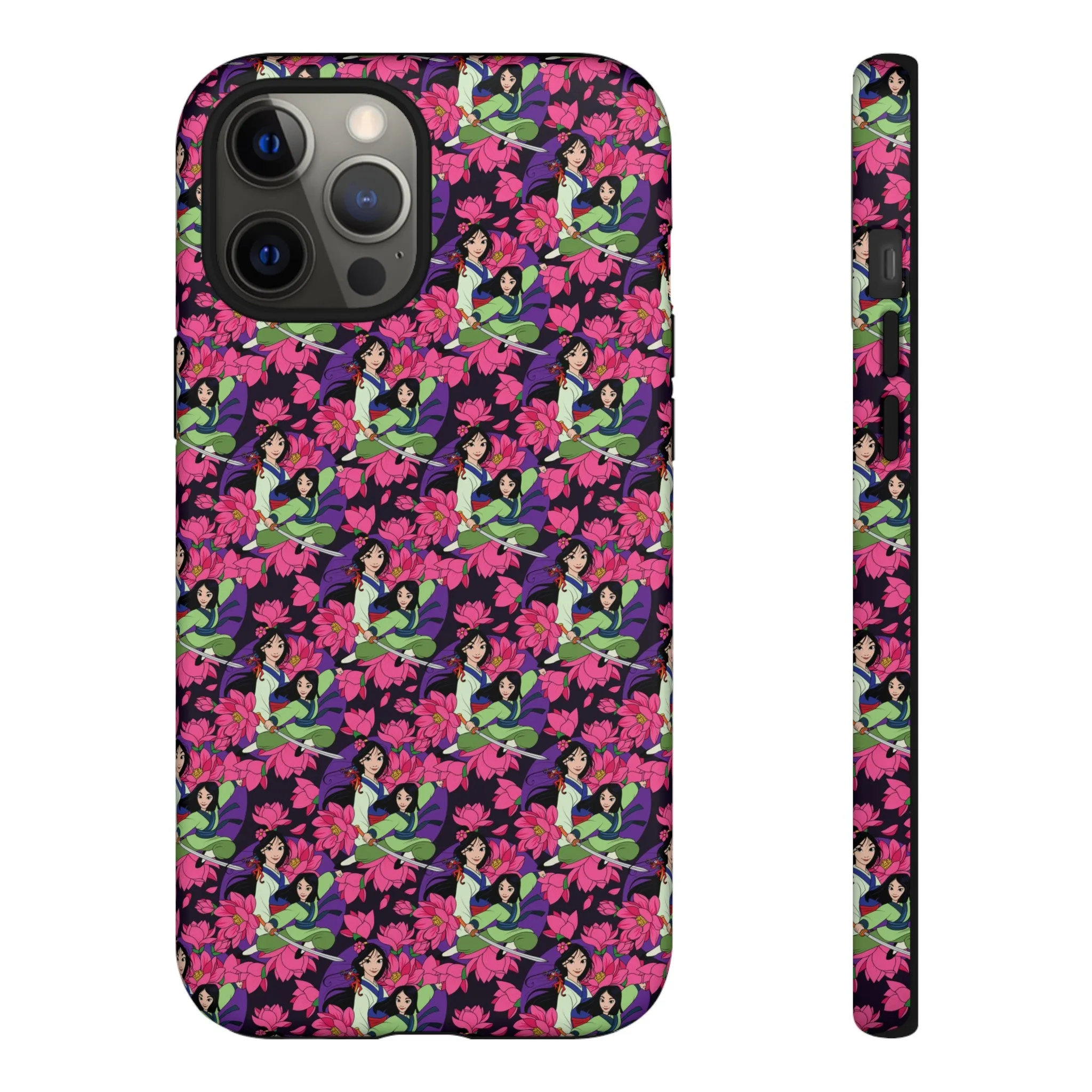 Disney Mulan Blooming Flowers Tough Cell Phone Cases