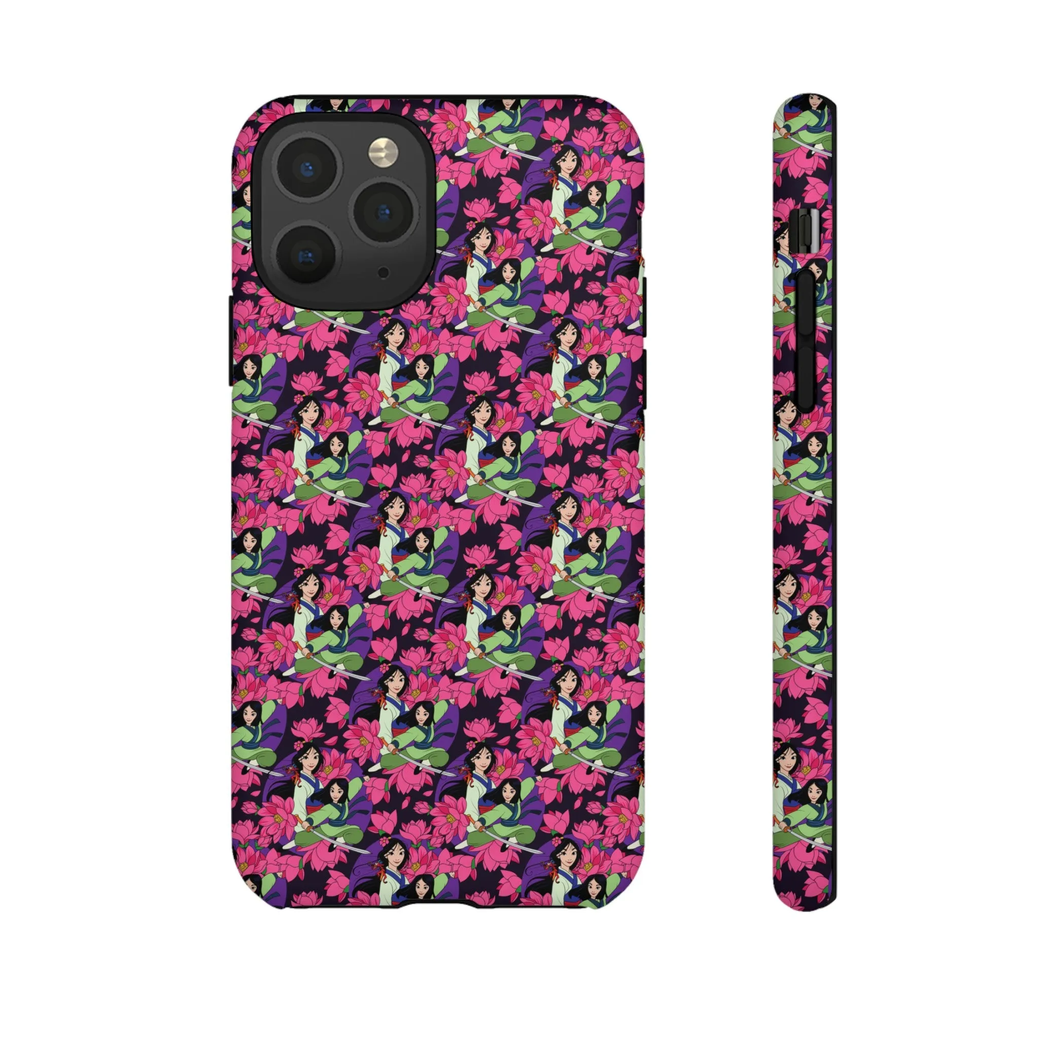 Disney Mulan Blooming Flowers Tough Cell Phone Cases