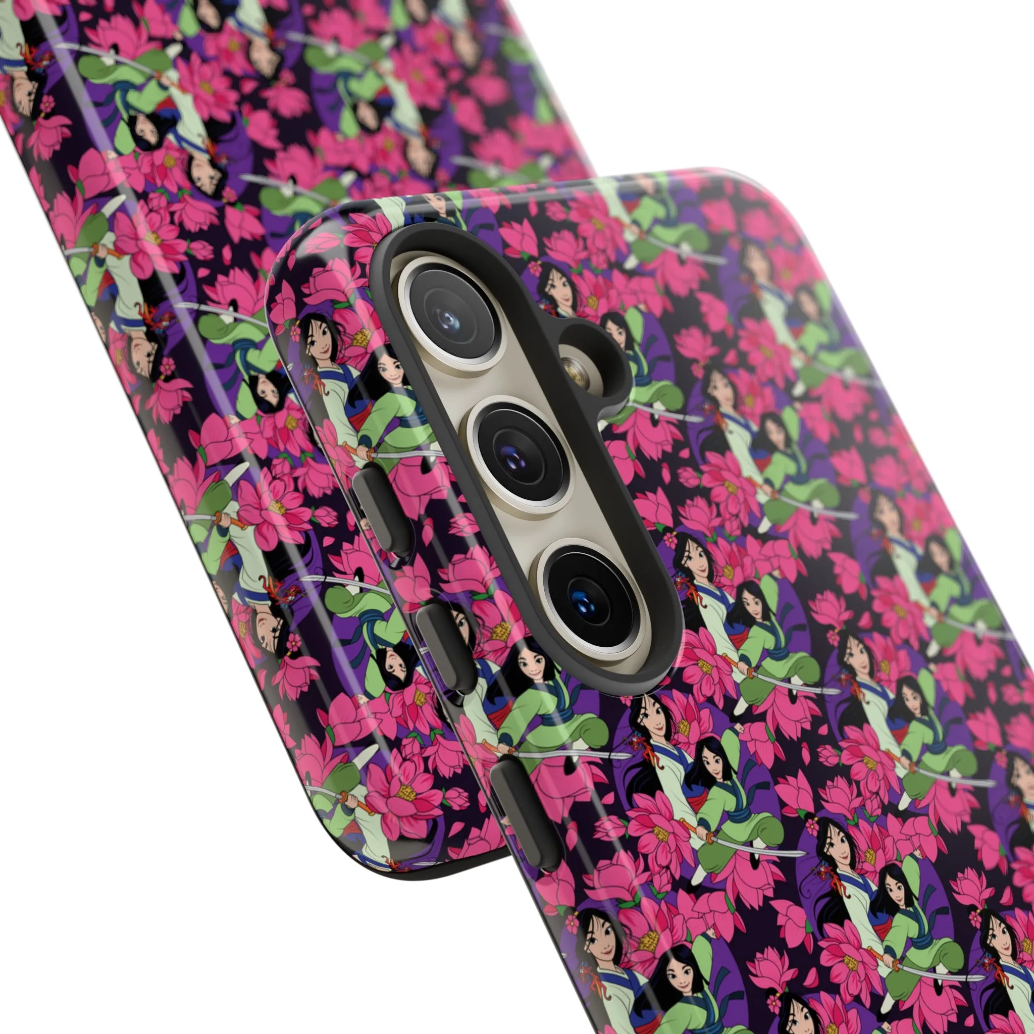 Disney Mulan Blooming Flowers Tough Cell Phone Cases
