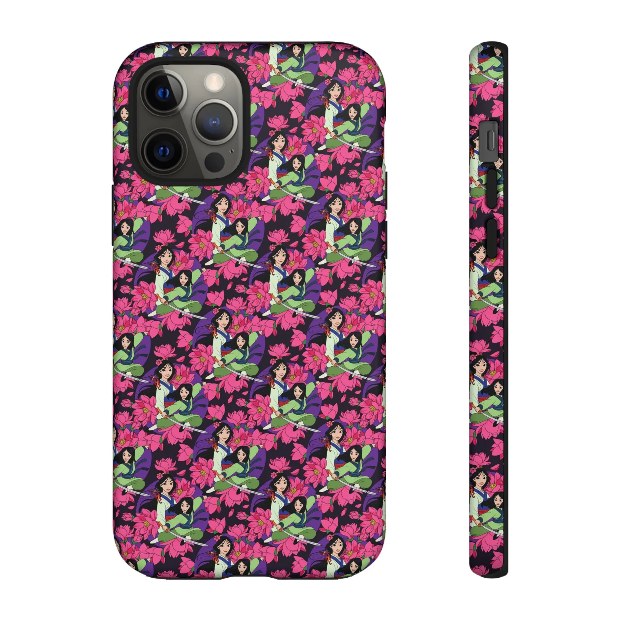 Disney Mulan Blooming Flowers Tough Cell Phone Cases
