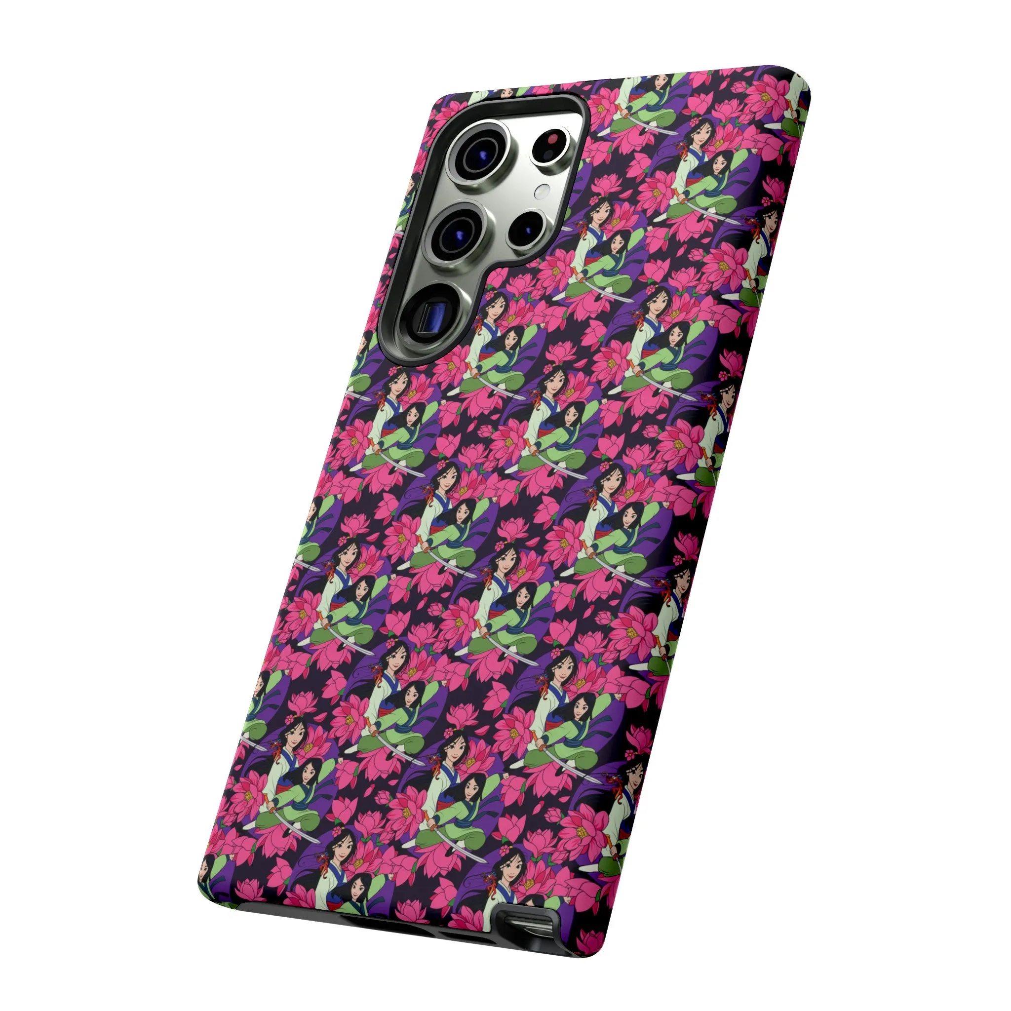 Disney Mulan Blooming Flowers Tough Cell Phone Cases