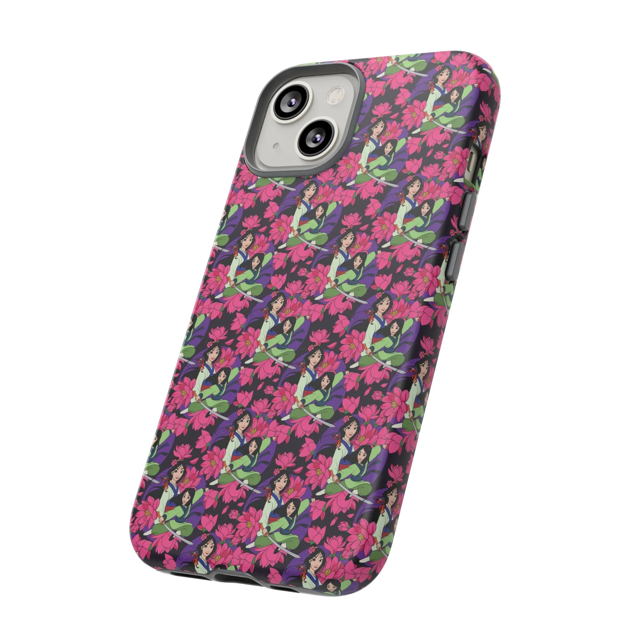 Disney Mulan Blooming Flowers Tough Cell Phone Cases