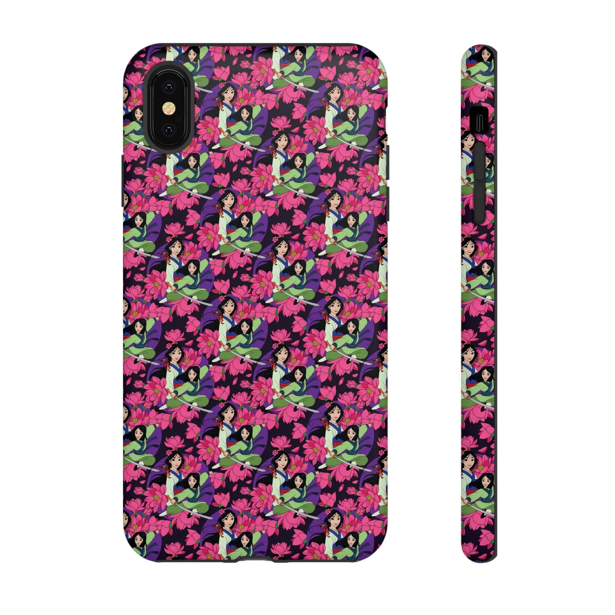 Disney Mulan Blooming Flowers Tough Cell Phone Cases